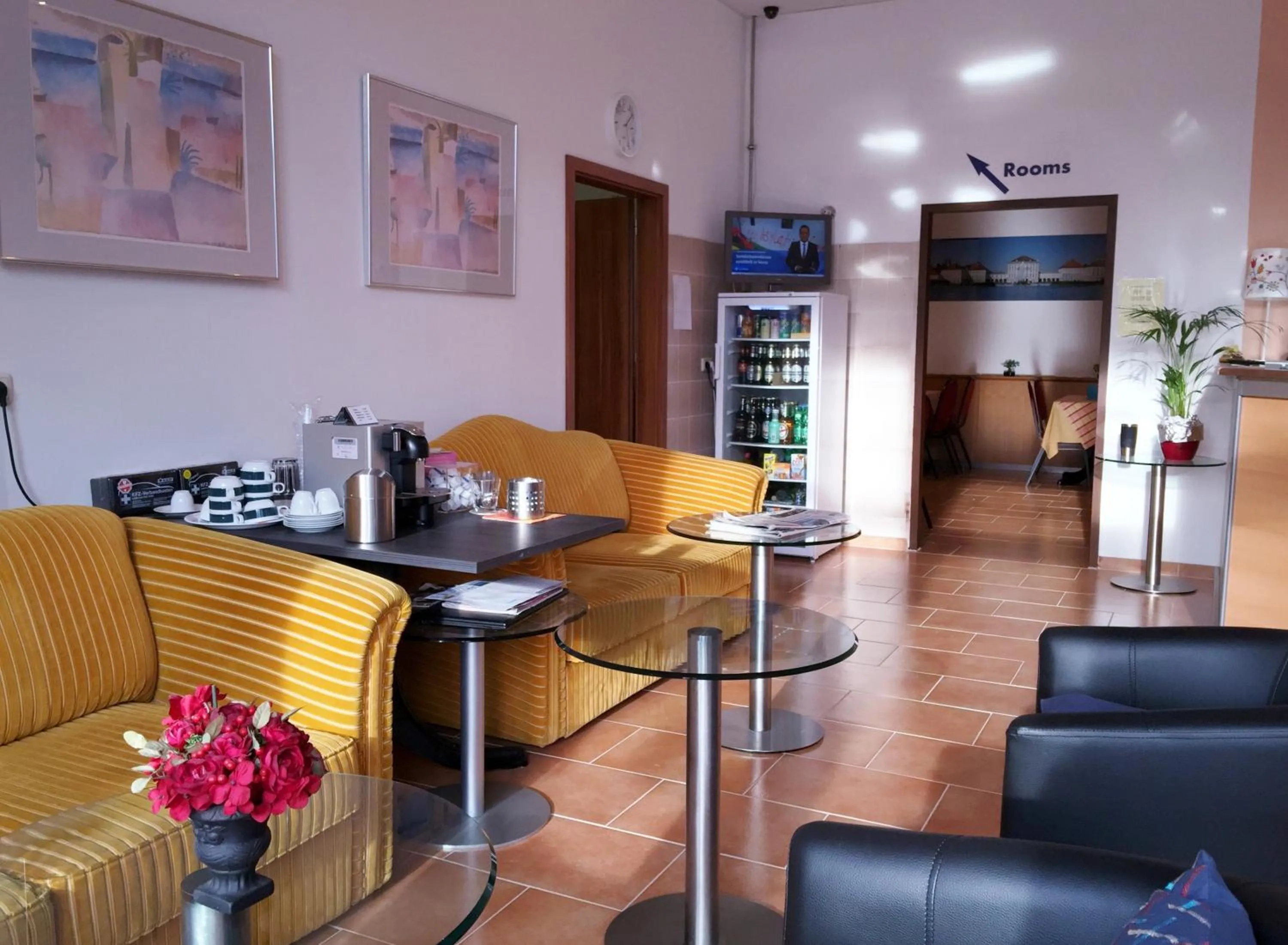 Lobby or reception in Hotel New Fair Munich Messe