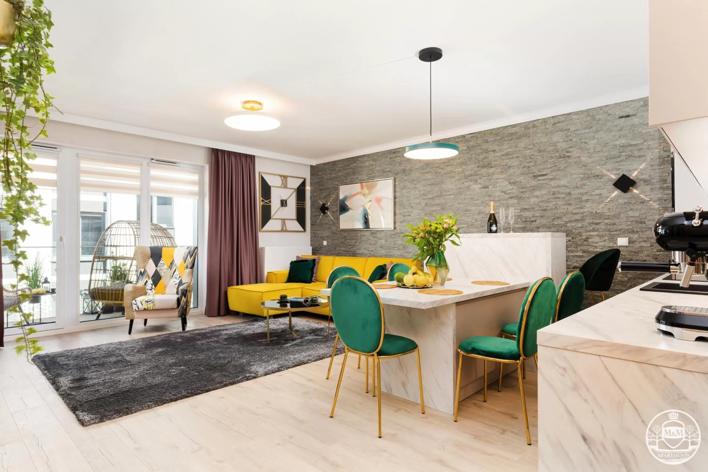 Living room in M&M-Spa&Art Bali, Nadmorskie Tarasy