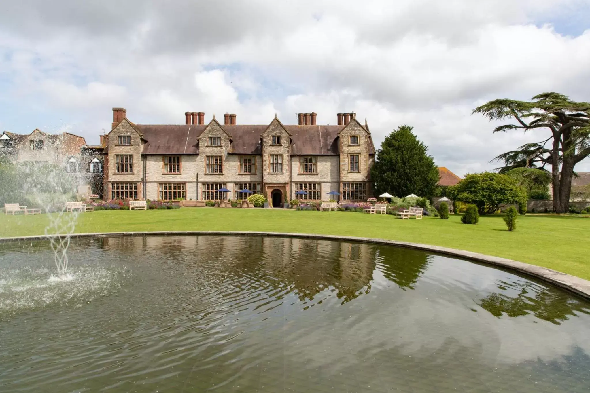 Swimming Pool in The Billesley Manor Hotel