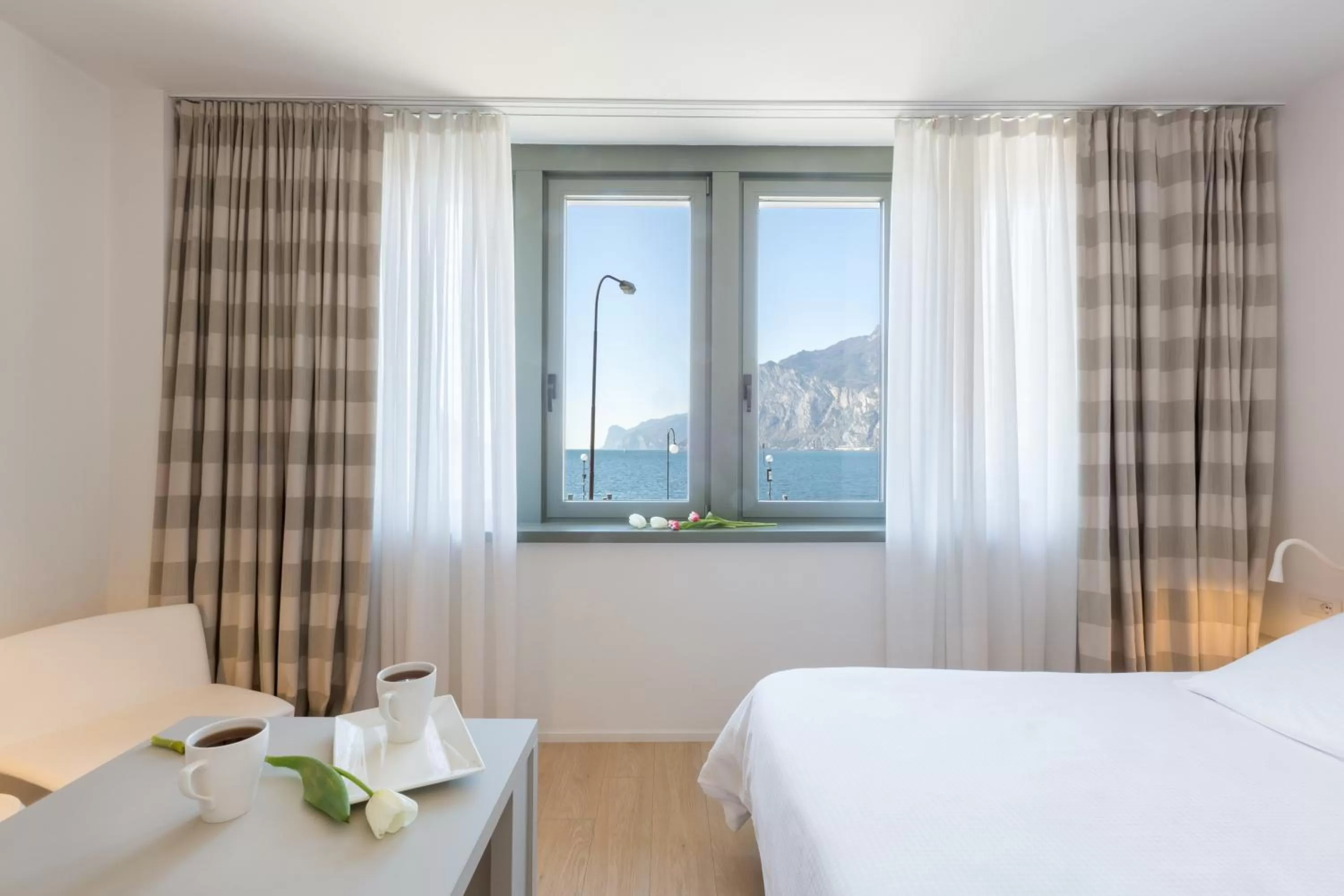 Double Room with Lake View in Hotel Lago Di Garda