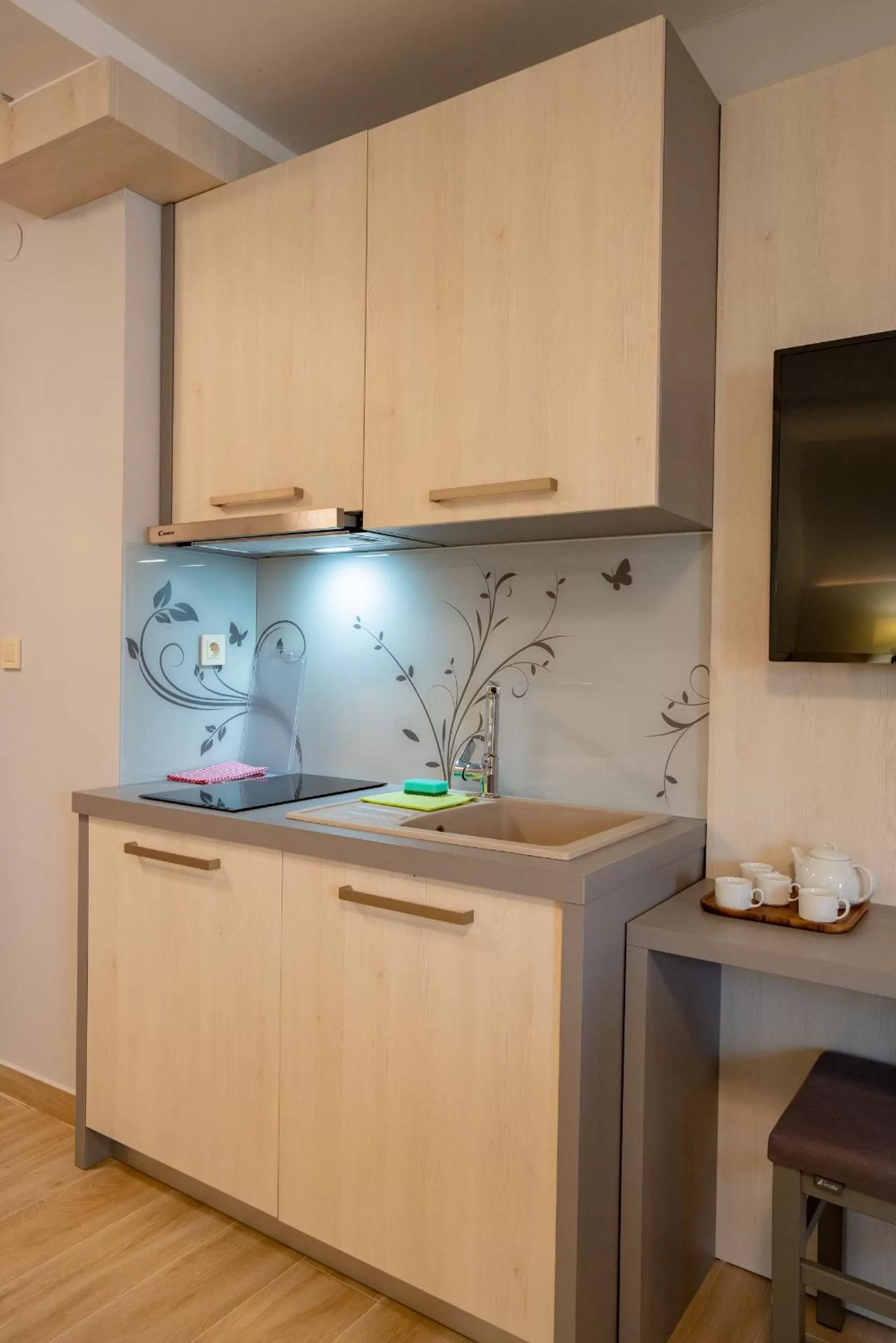 Kitchen or kitchenette in Bed&Breakfast Novalis