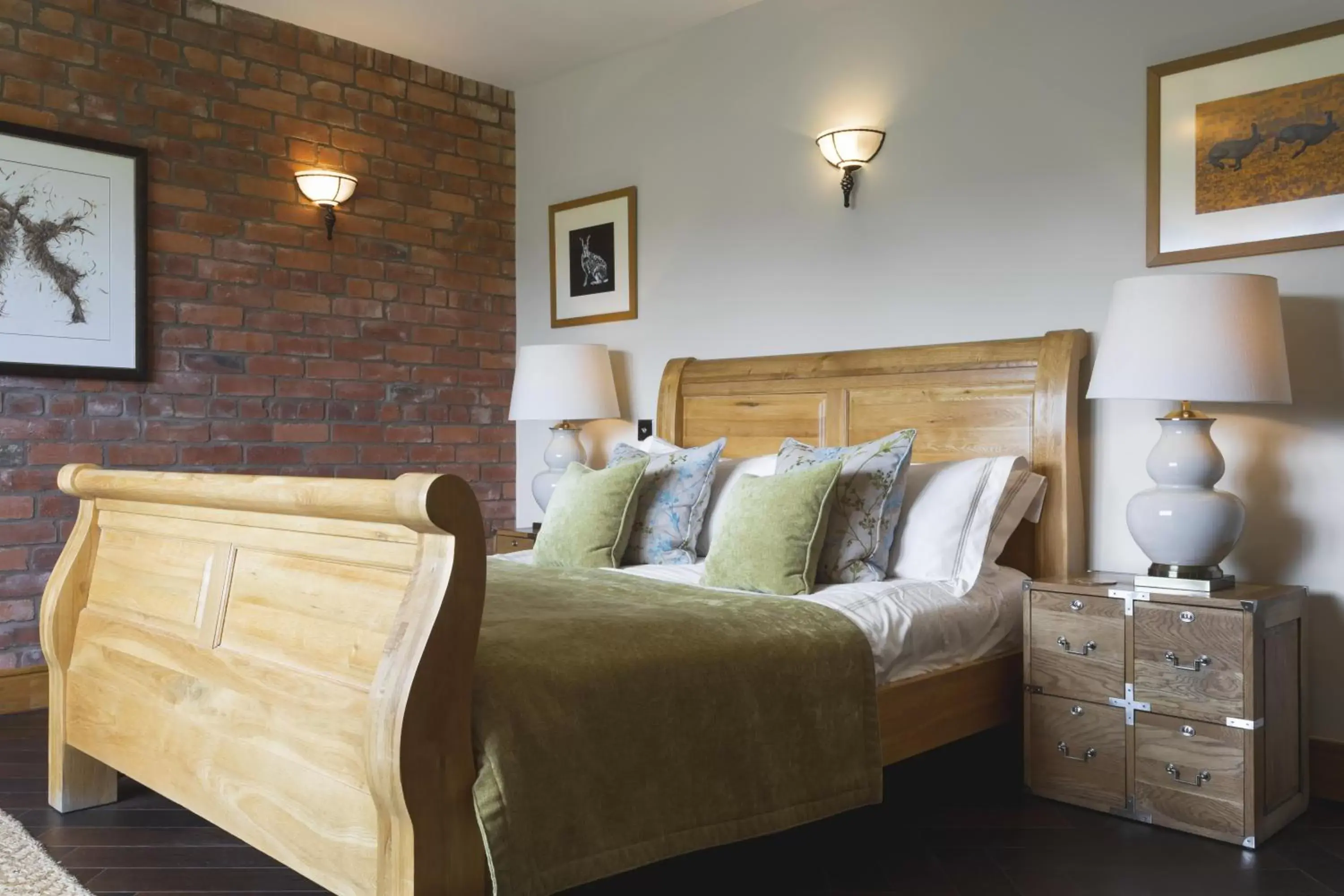 Bed in Lyth Valley Country House