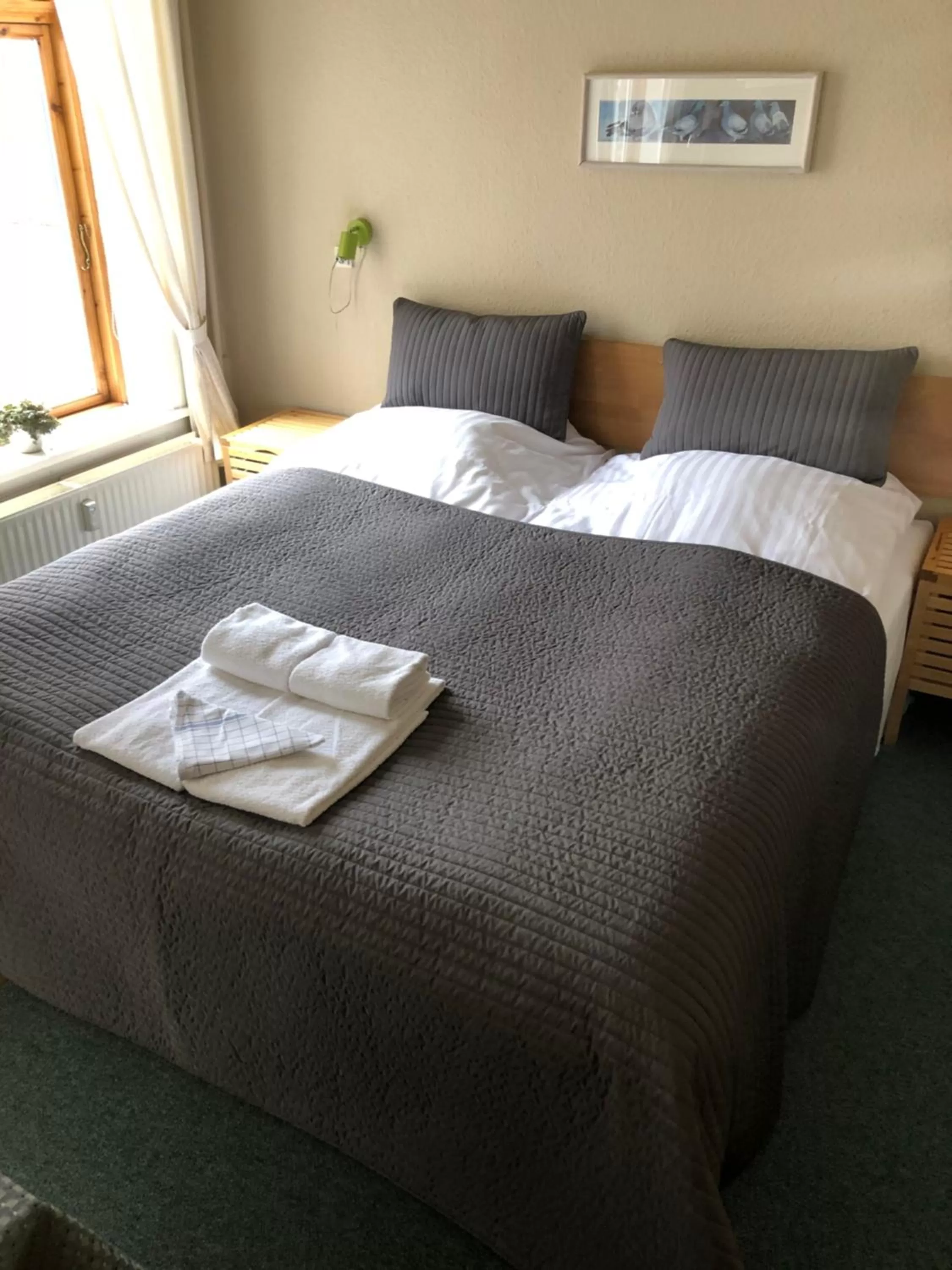 Bed in Faaborg Byferie Hotel & Vandrerhjem