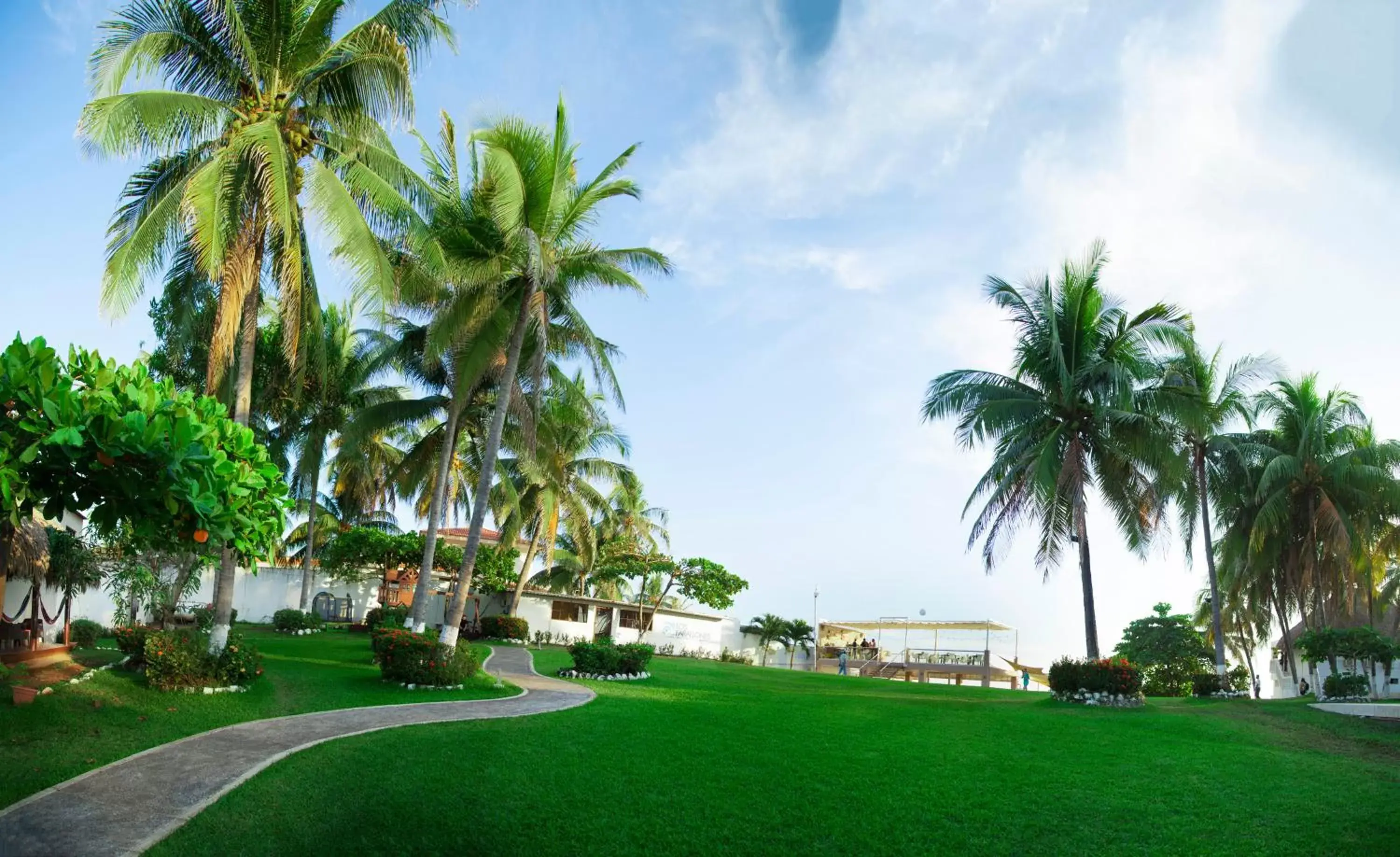 Garden, Swimming Pool in Hotel Los Farallones