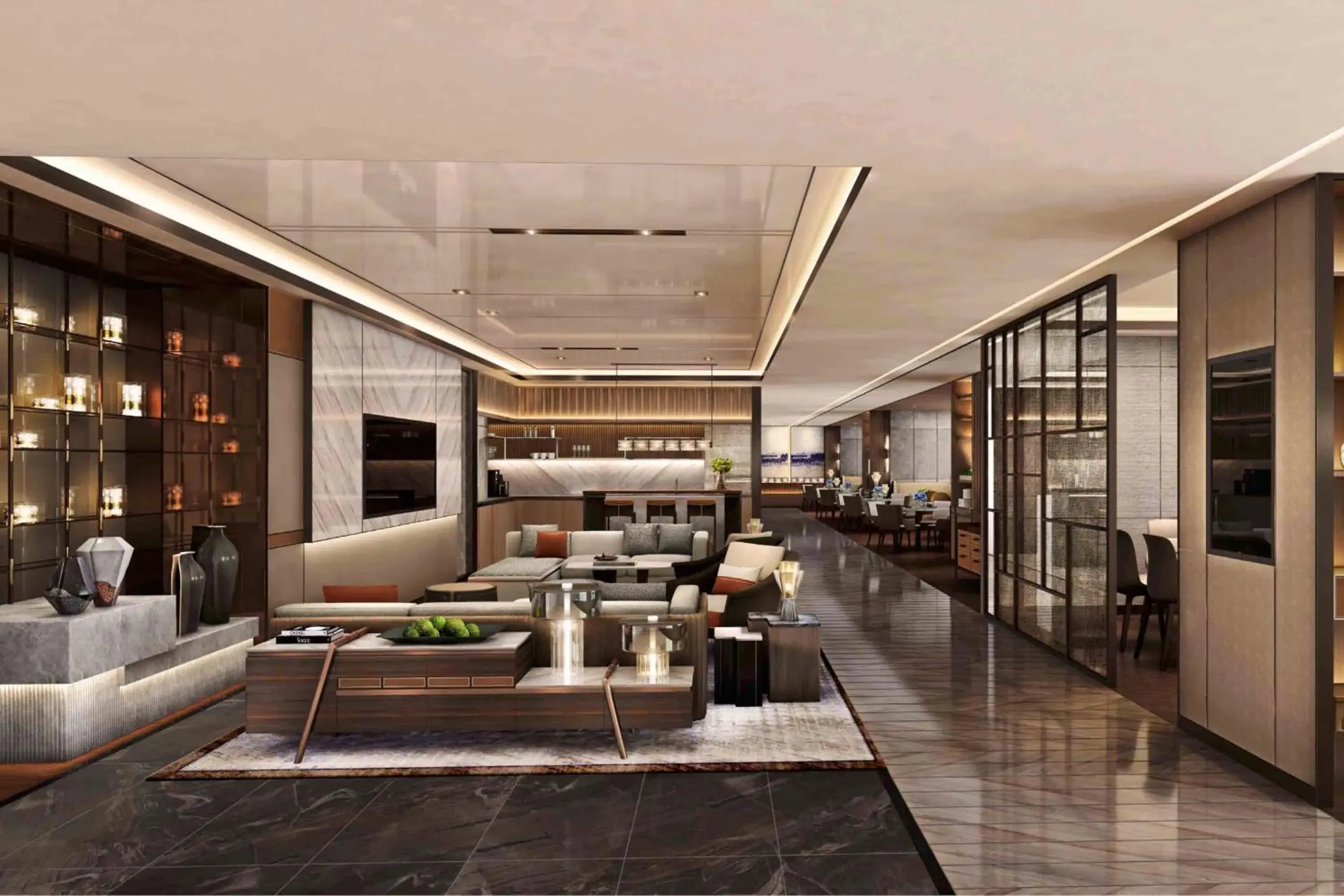 Lounge or bar in Zhuhai Marriott Hotel Jinwan