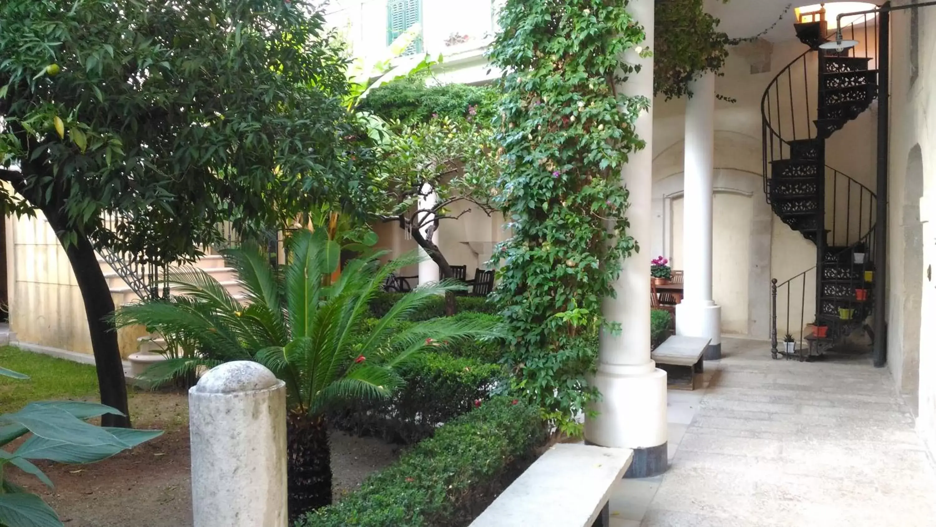 Garden in Palazzo Rossi suite