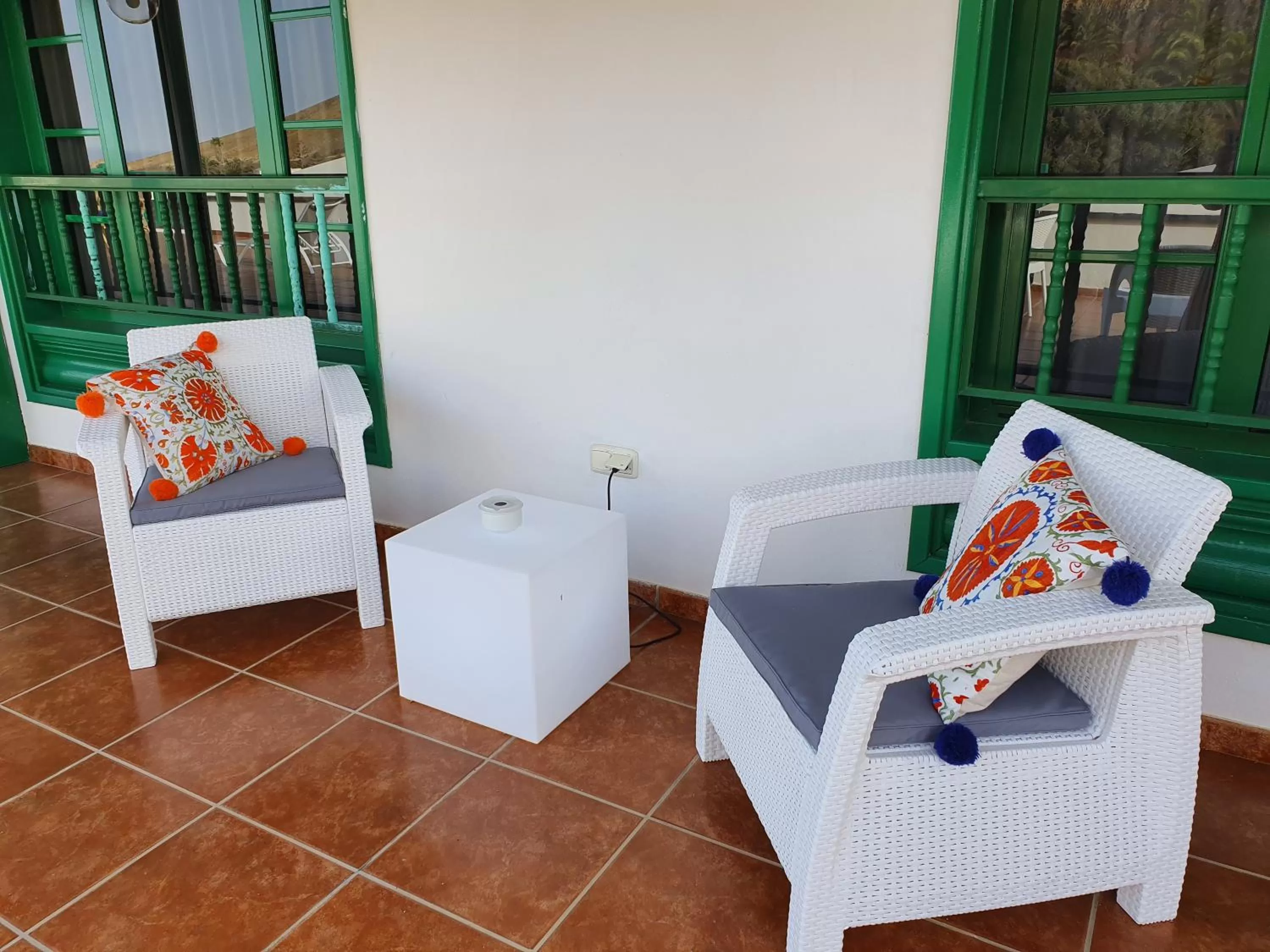 Balcony/Terrace in B&B Hotelito el Campo