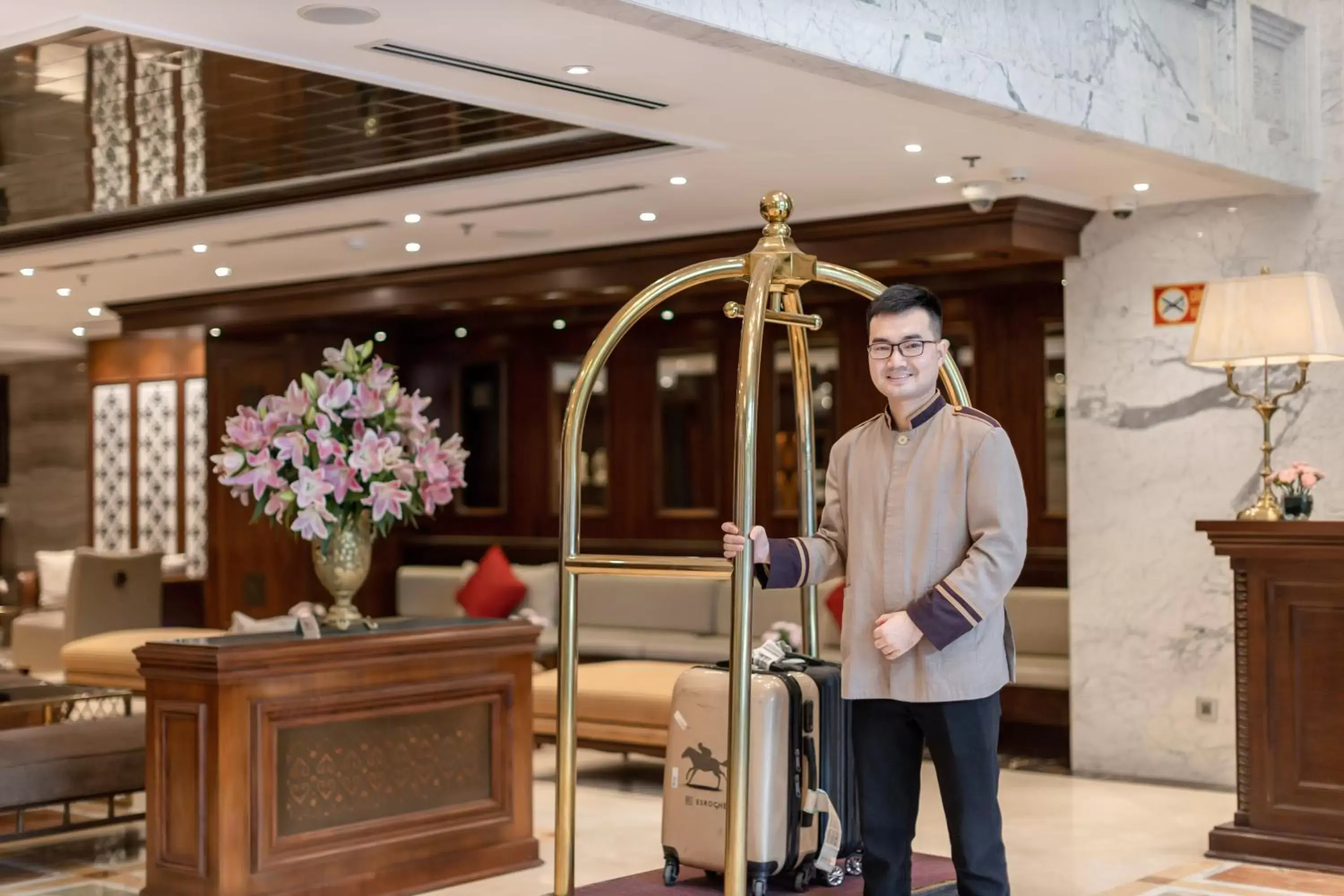 concierge in The Lapis Hotel