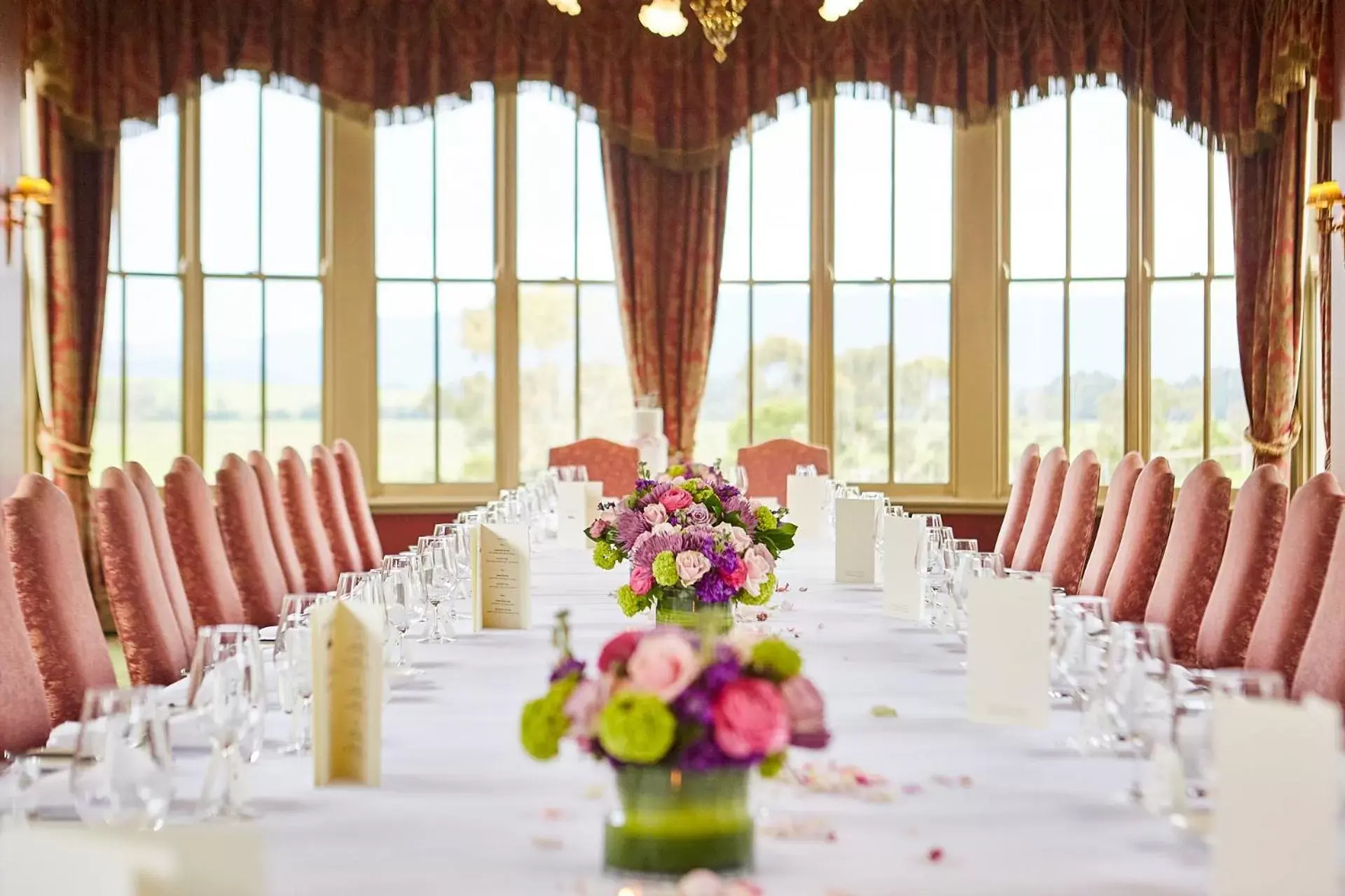 Restaurant/places to eat, Banquet Facilities in Chateau Yering Hotel