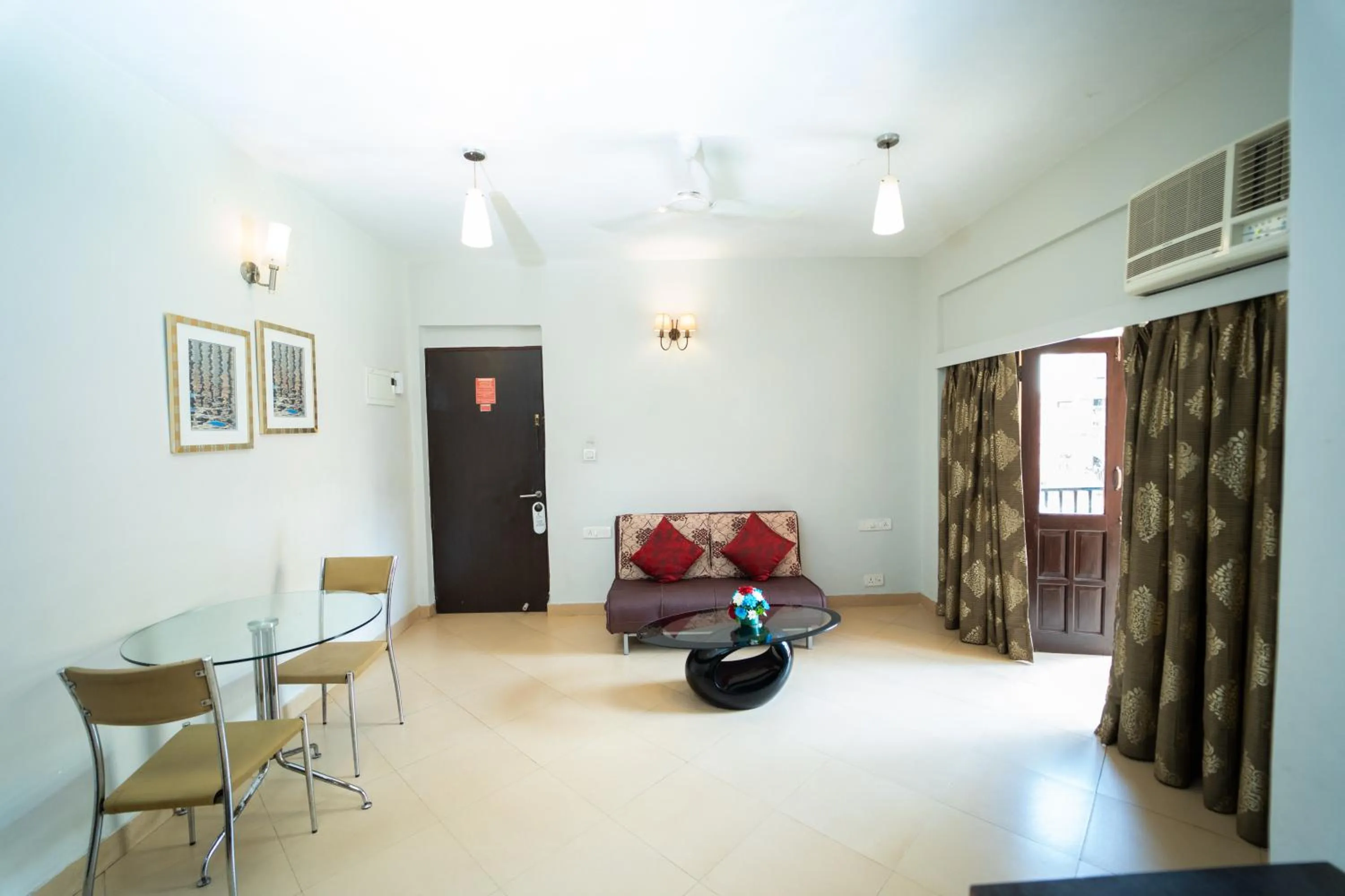 Living room in Neelam's The Grand Hotel Goa