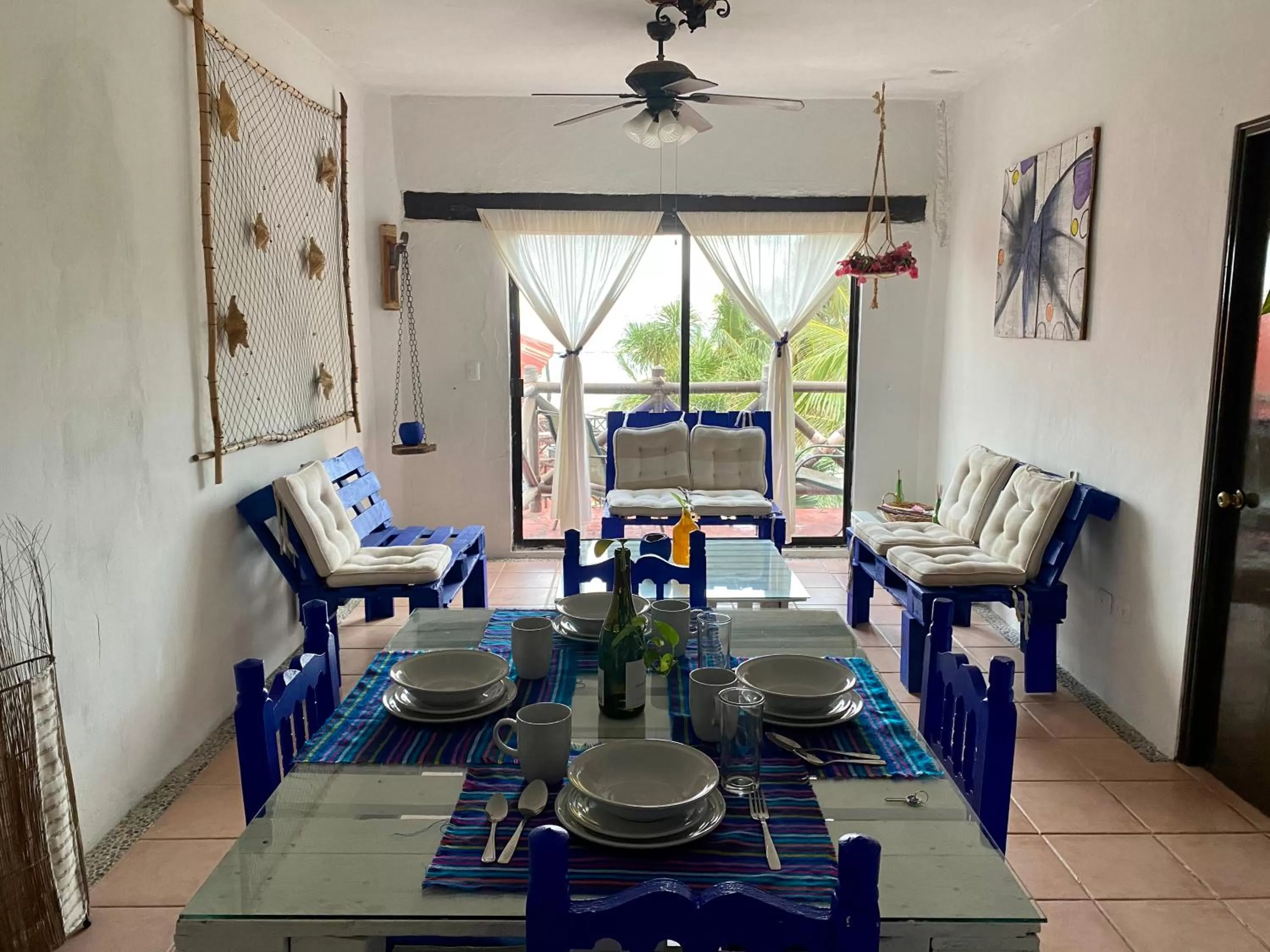 Dining area in Casa CARIBE Cancun