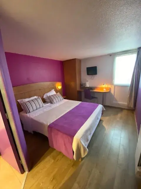 Bed in Hôtel De La Plage