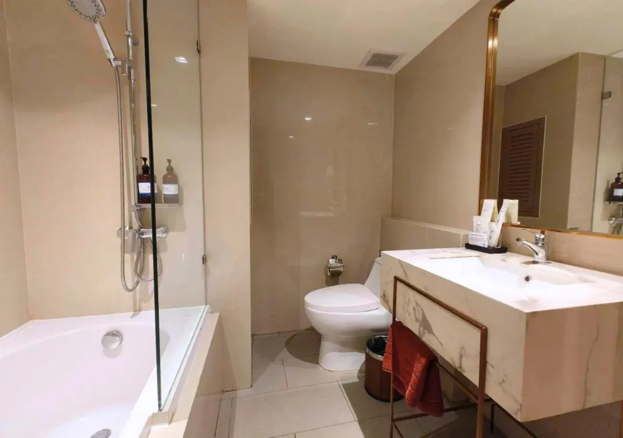 Shower, Bathroom in Away Bangkok Riverside Kene
