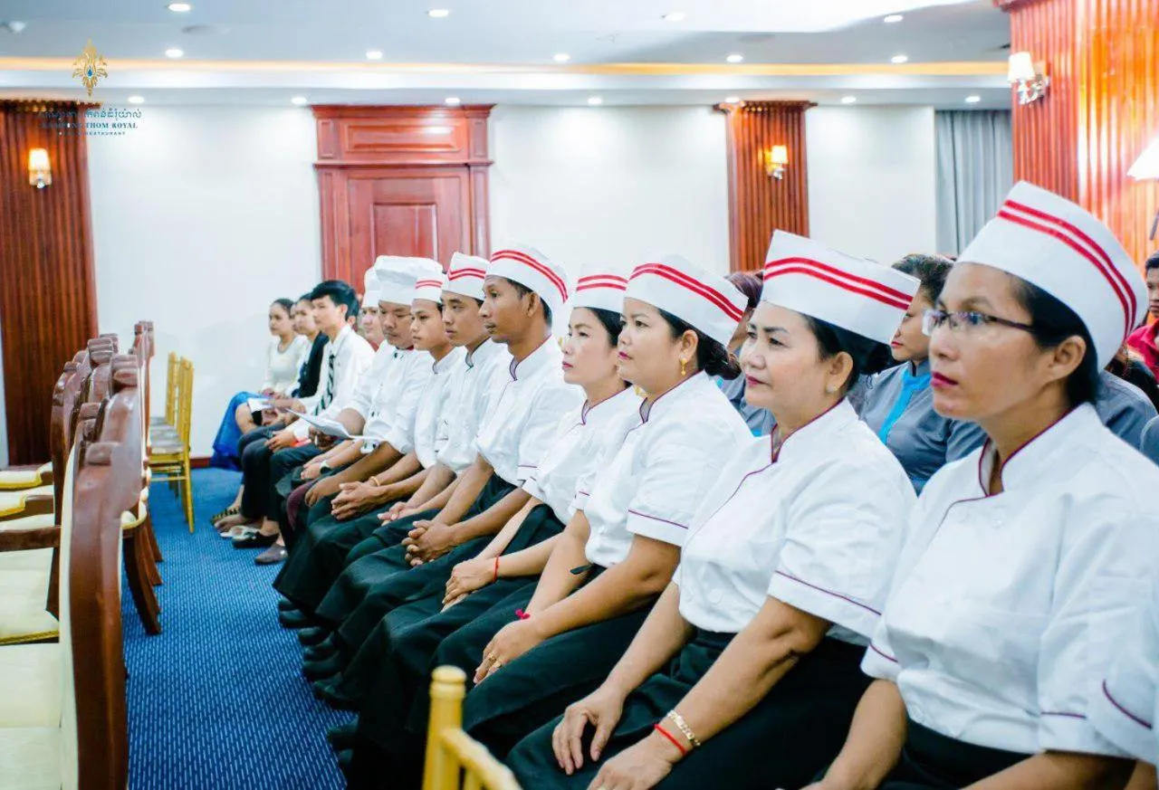 Staff in Kampong Thom Royal Hotel
