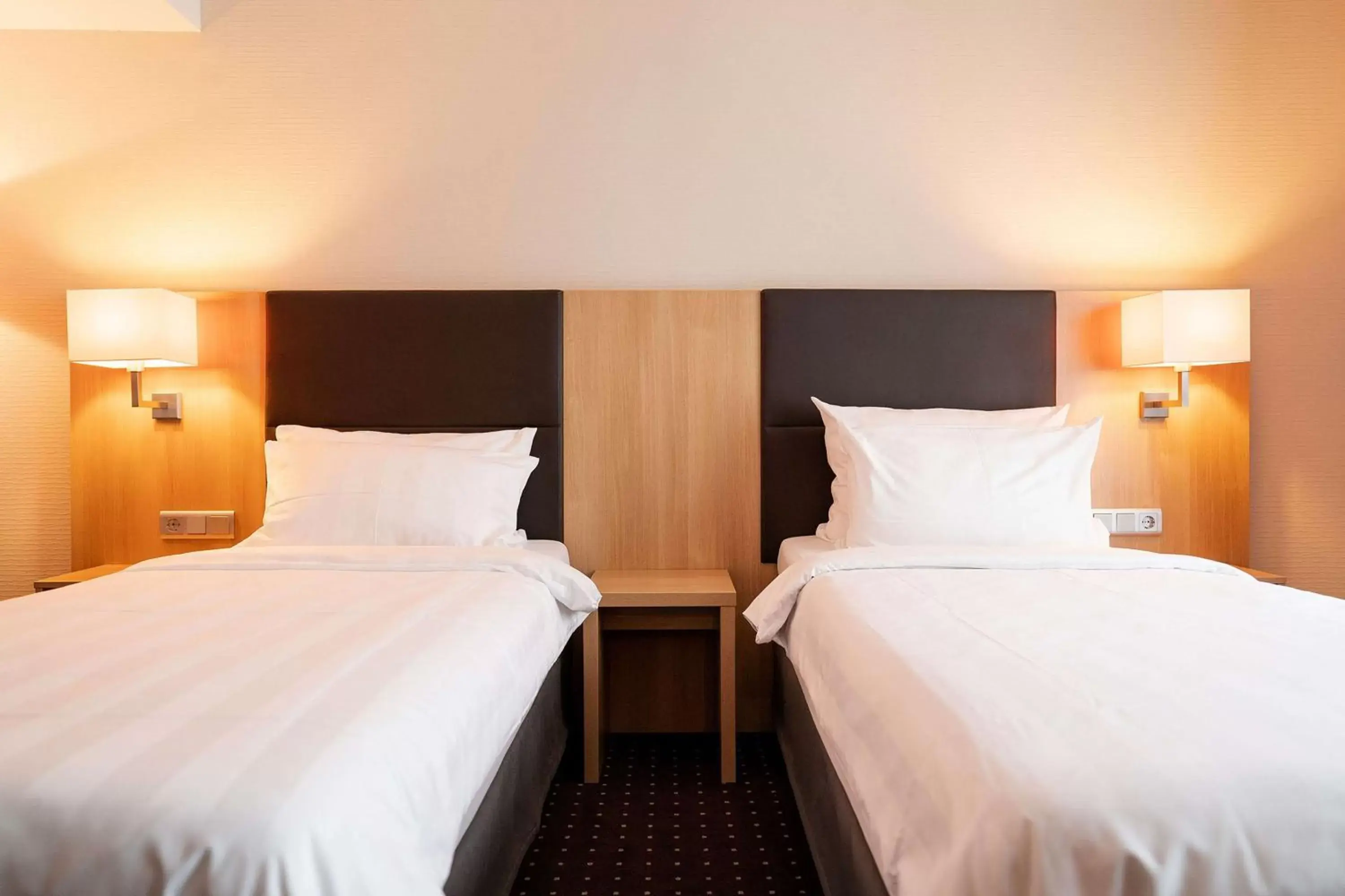 Bedroom, Bed in Lanzcarré Hotel Mannheim, a member of Radisson Individuals