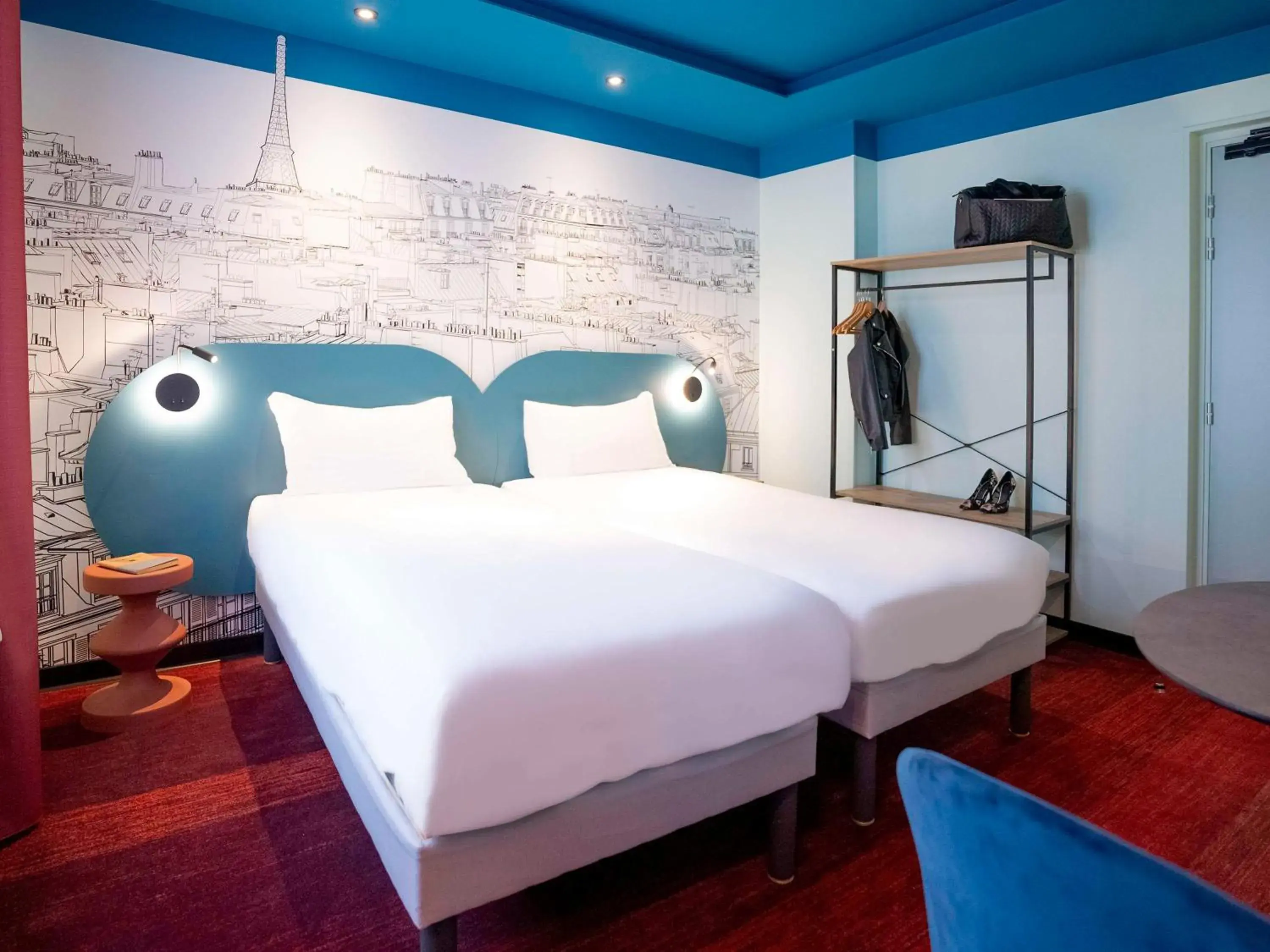 Bedroom, Bed in Ibis Styles Paris Batignolles
