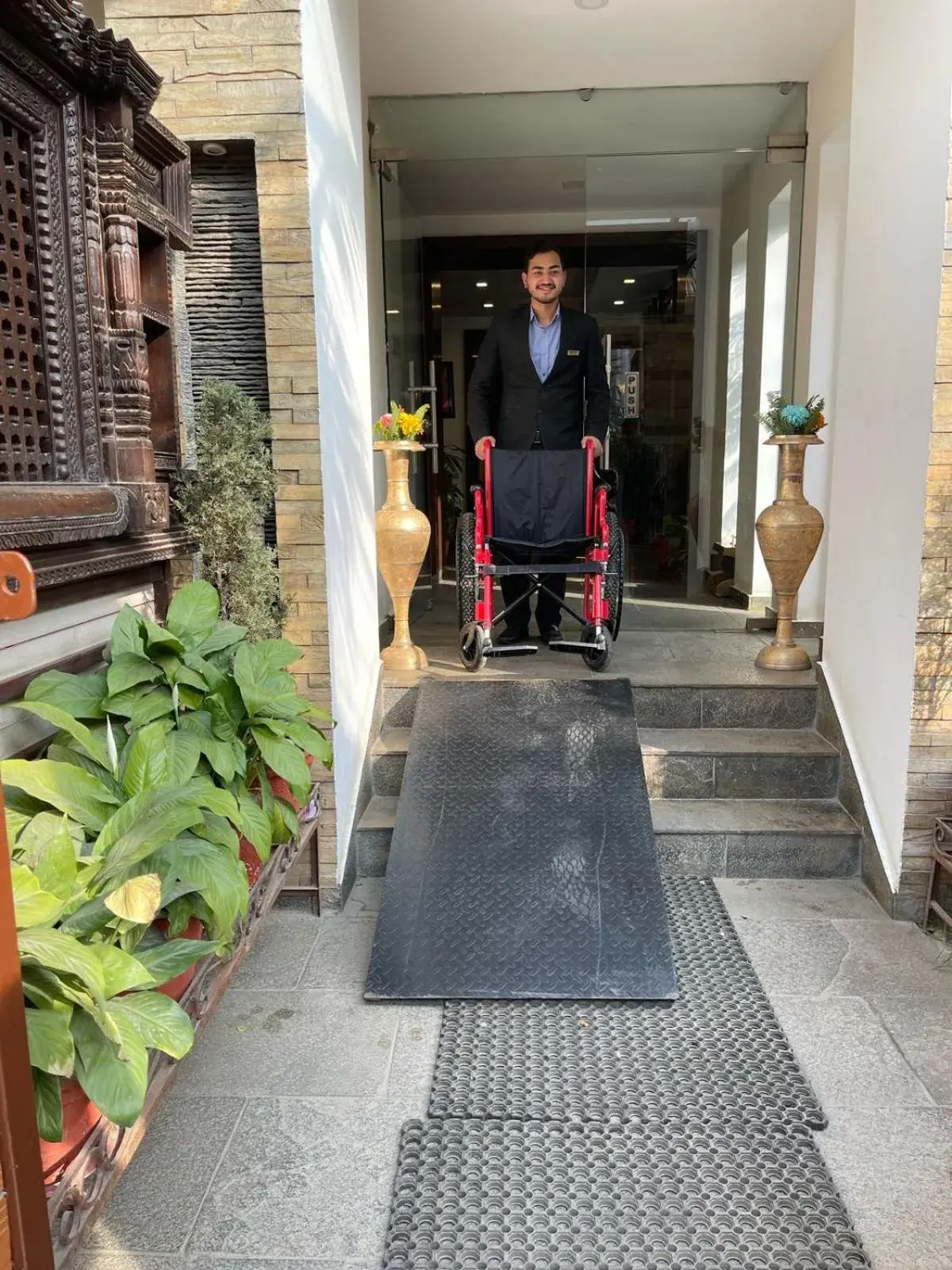 Facility for disabled guests in Kathmandu Suite Home