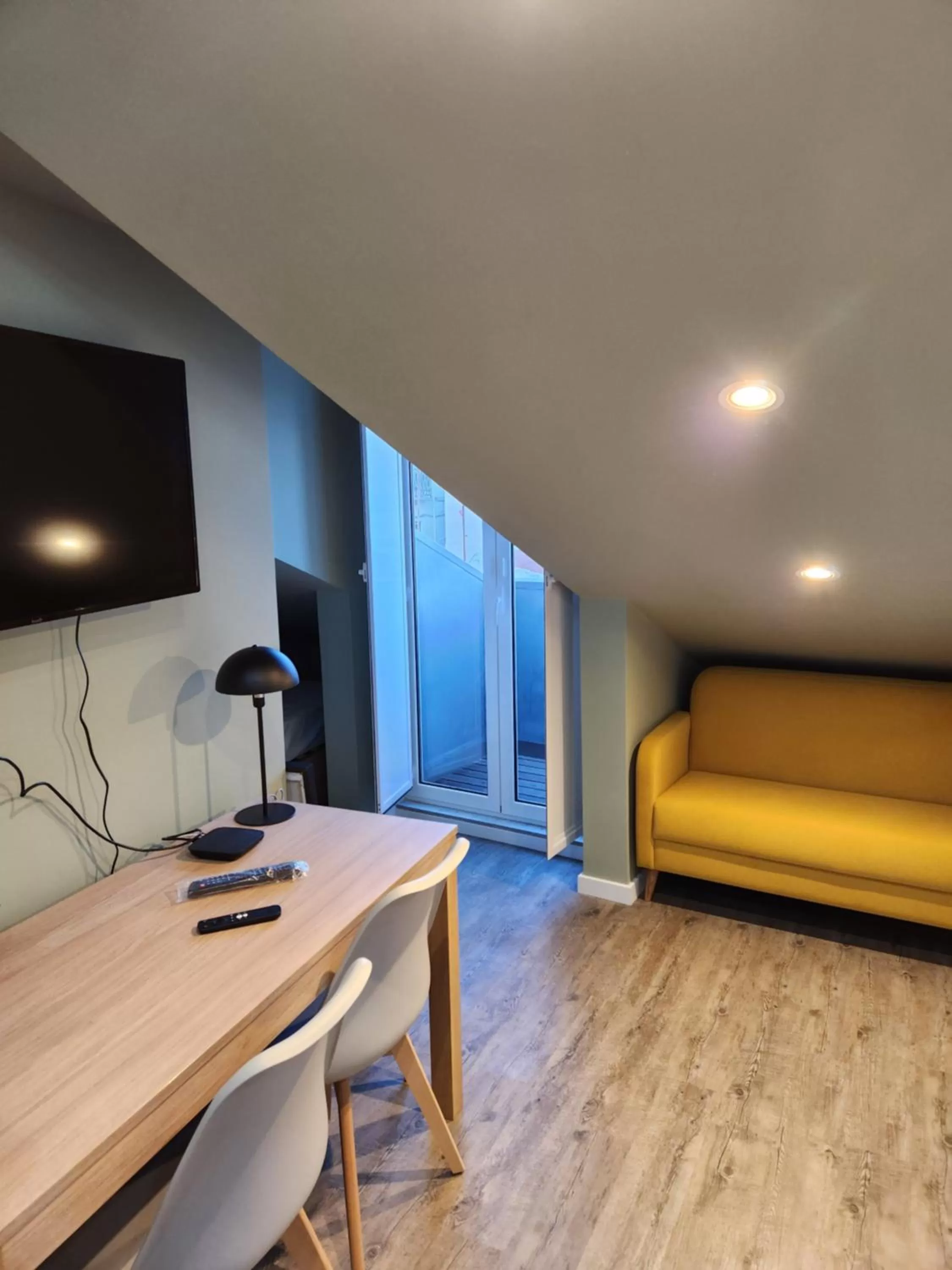 Seating area, TV/Entertainment Center in Loios Studios and Apartments