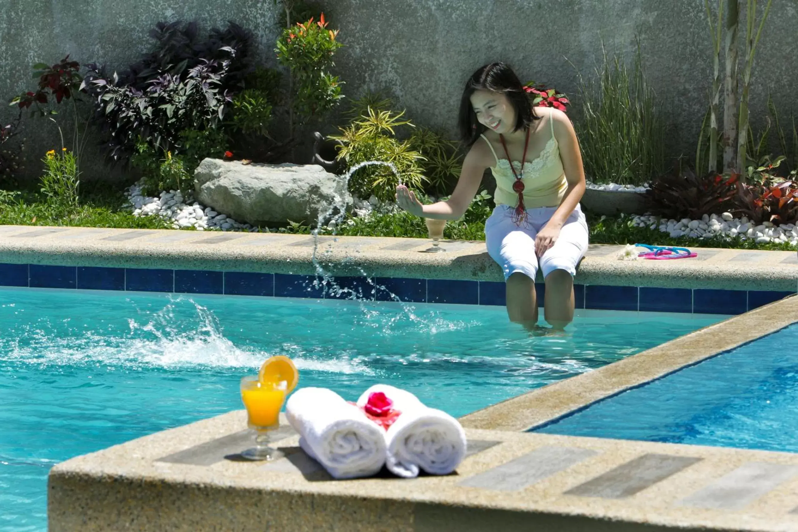 People, Swimming Pool in Tagaytay Wingate Manor