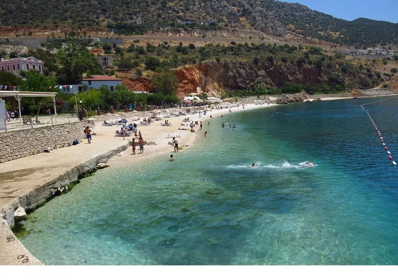 Beach, Bird's-eye View in Enda Boutique Hotel Kalkan