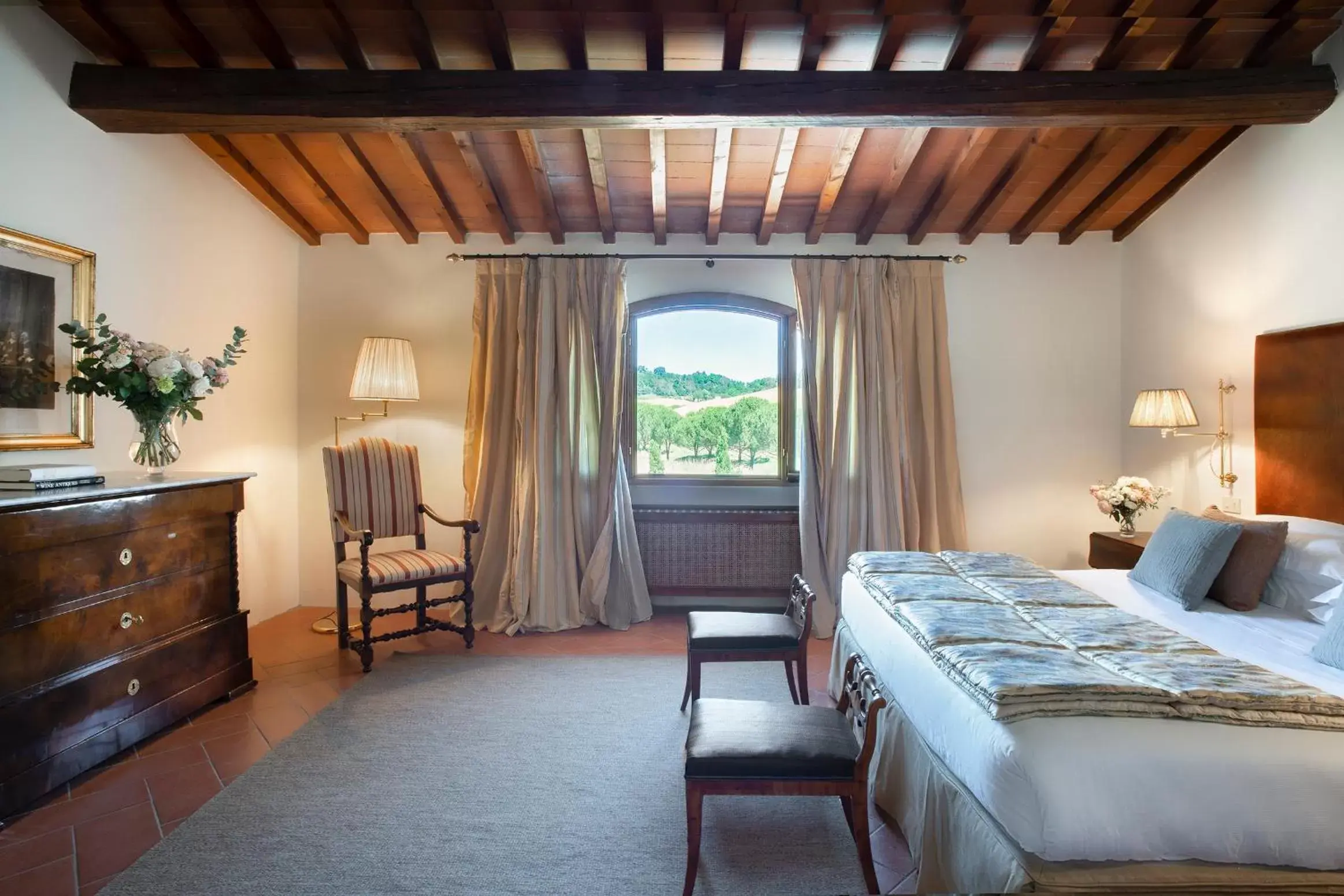 Bedroom in VIESCA Suites & Villas Il Borro Toscana