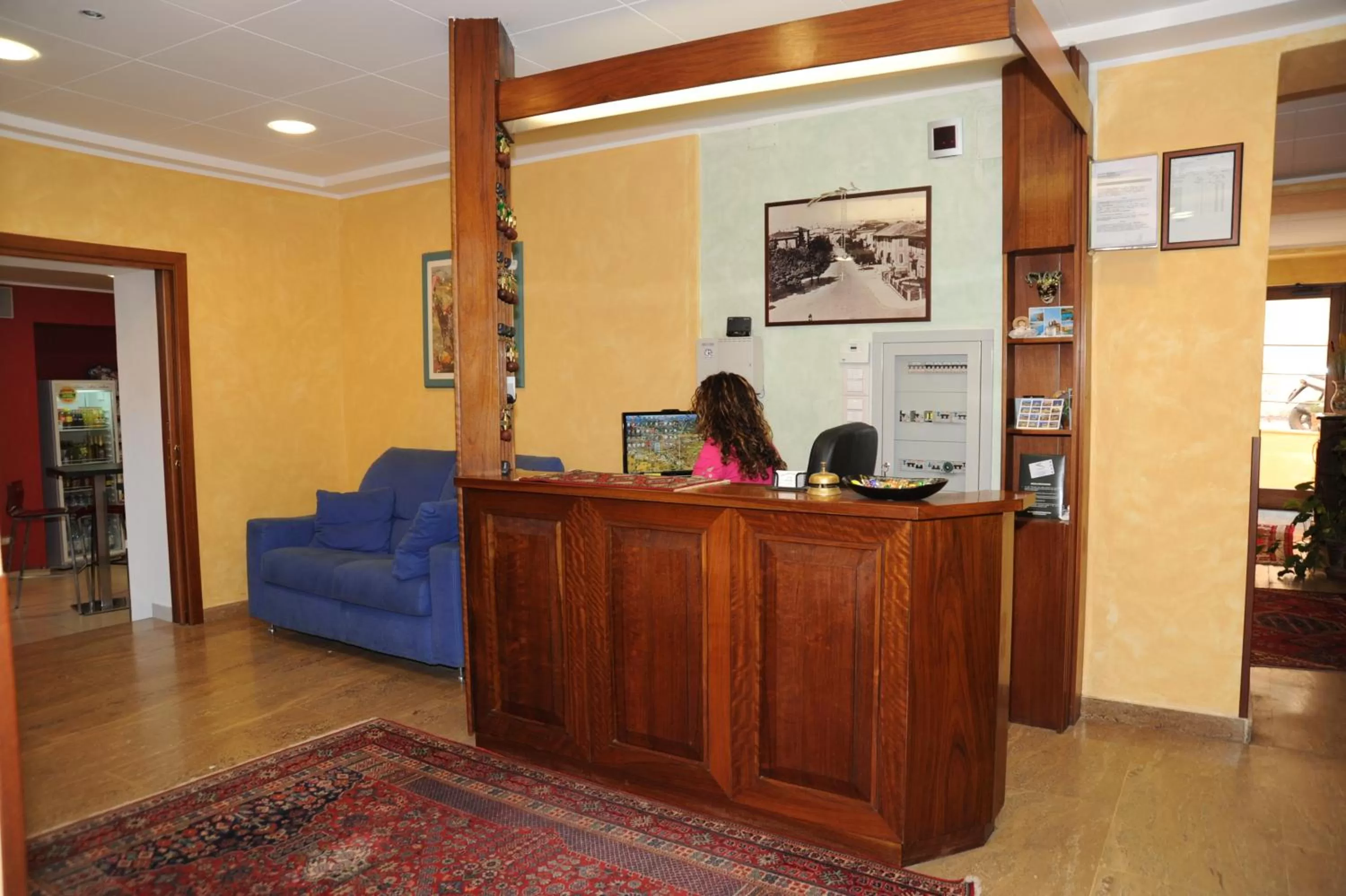 Lobby or reception in Hotel Valentini Inn