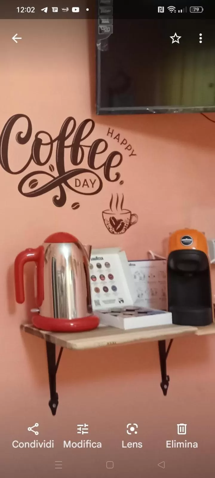 TV/Entertainment Center in La Terrazza di Monica & Teresa