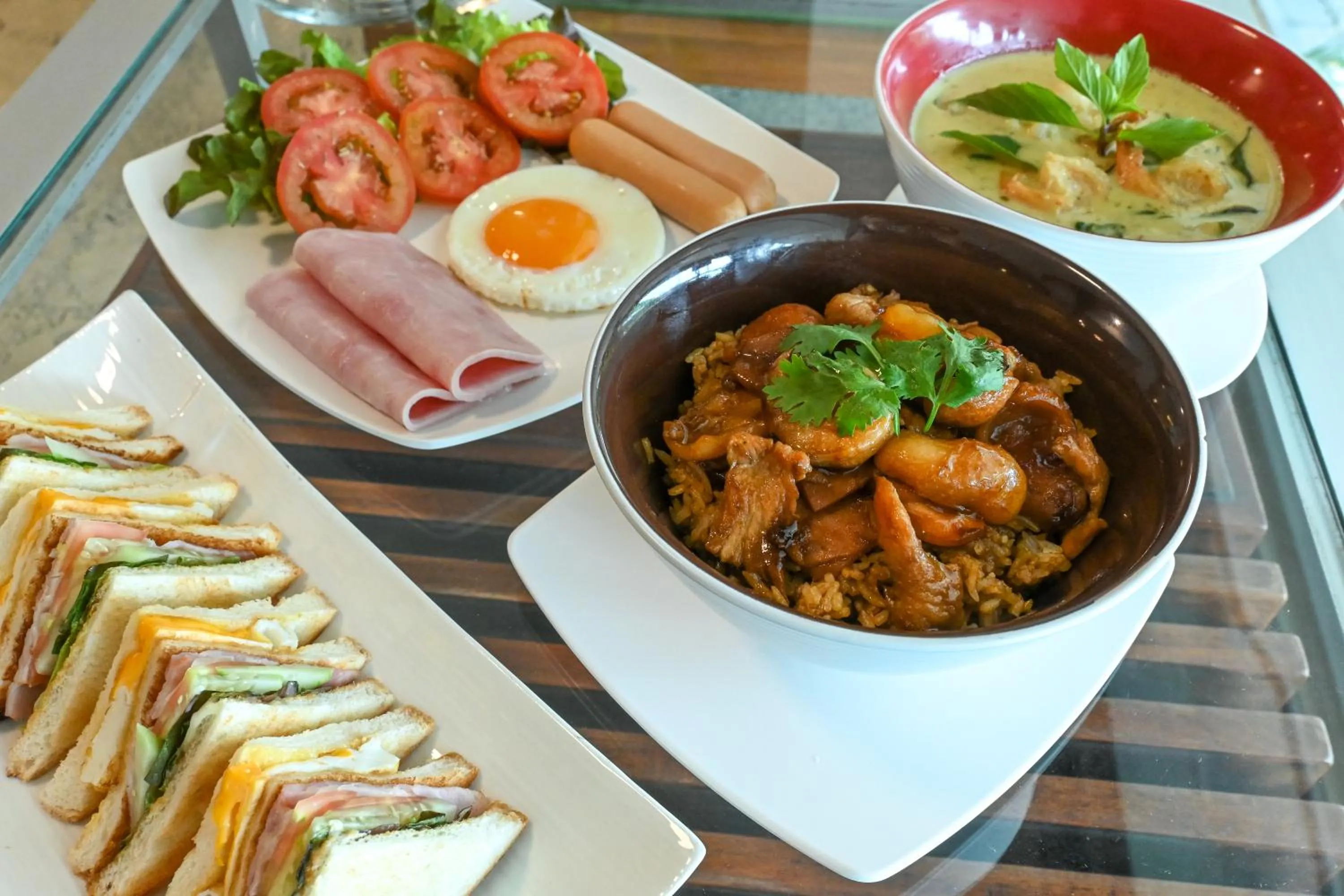 Breakfast in The Krungkasem Srikrung Hotel