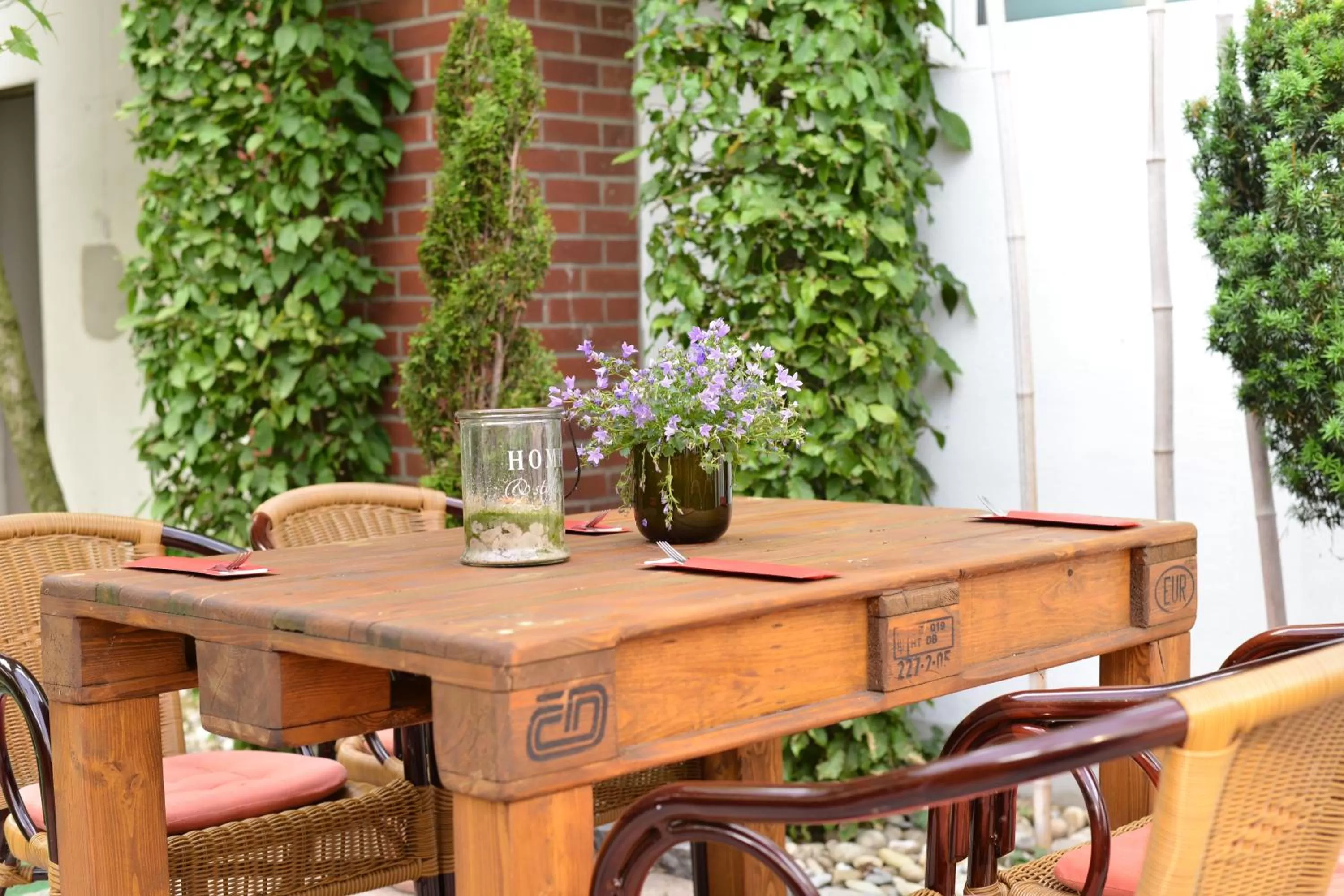 Patio in Hotel Restaurant Waldesruh