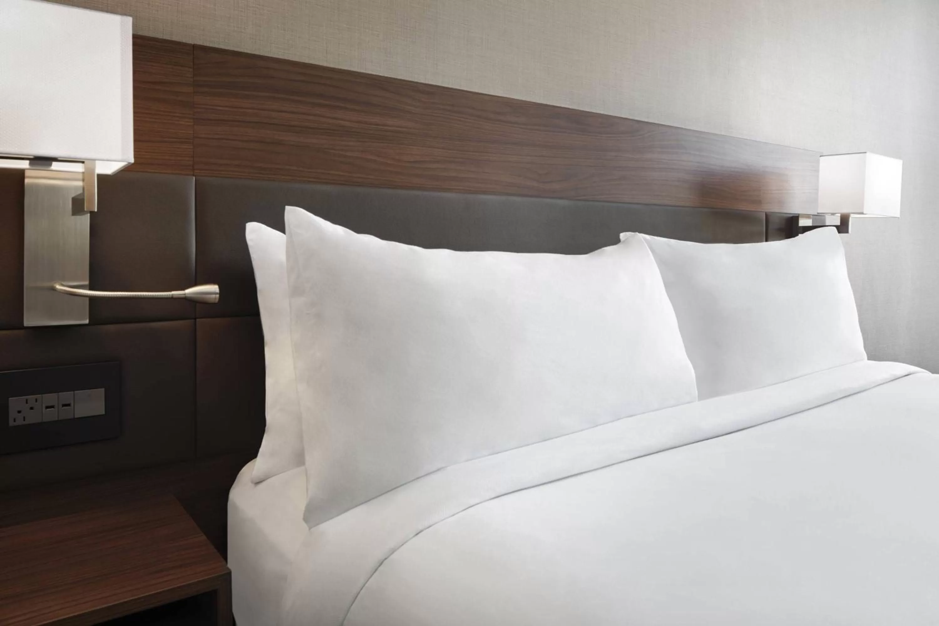 Photo of the whole room, Bed in AC Hotel by Marriott Charlotte Ballantyne