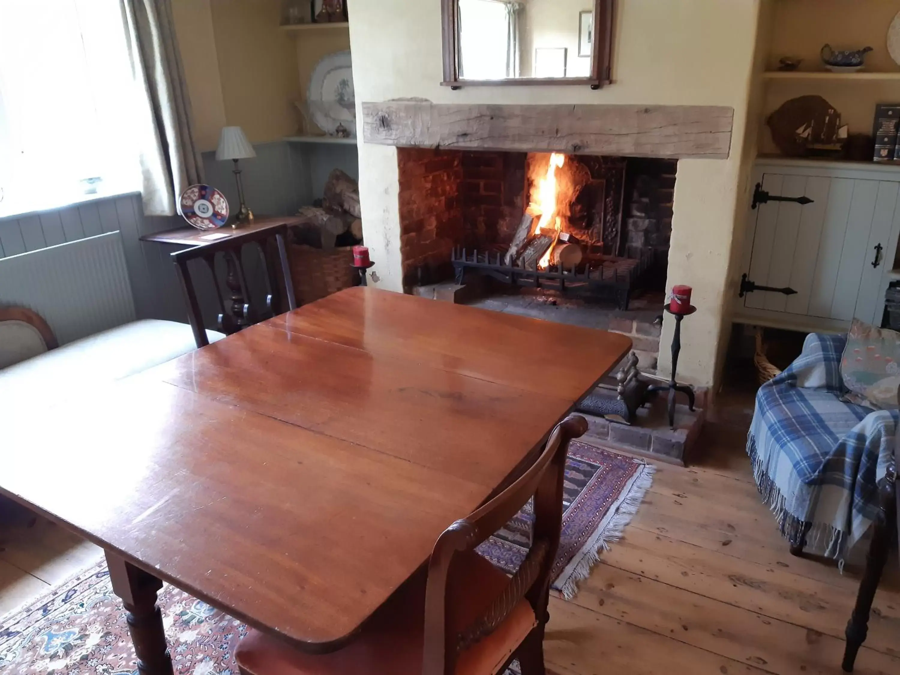 Dining Area in Woodlands Cottage Farm