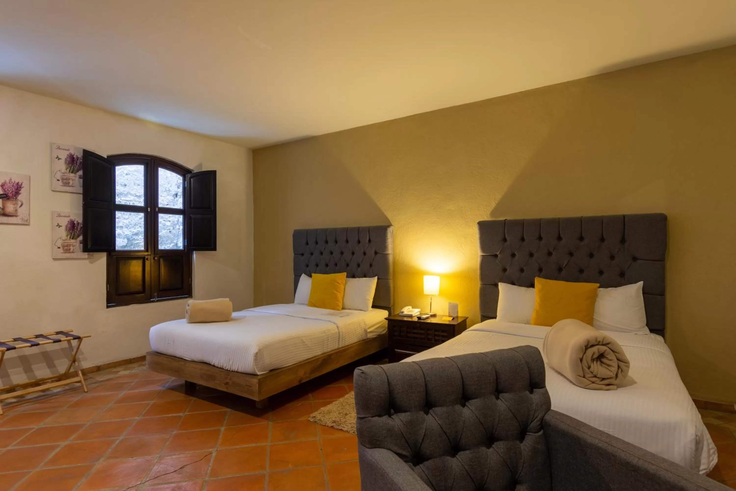 Photo of the whole room, Bed in Hotel Hacienda San Cristóbal