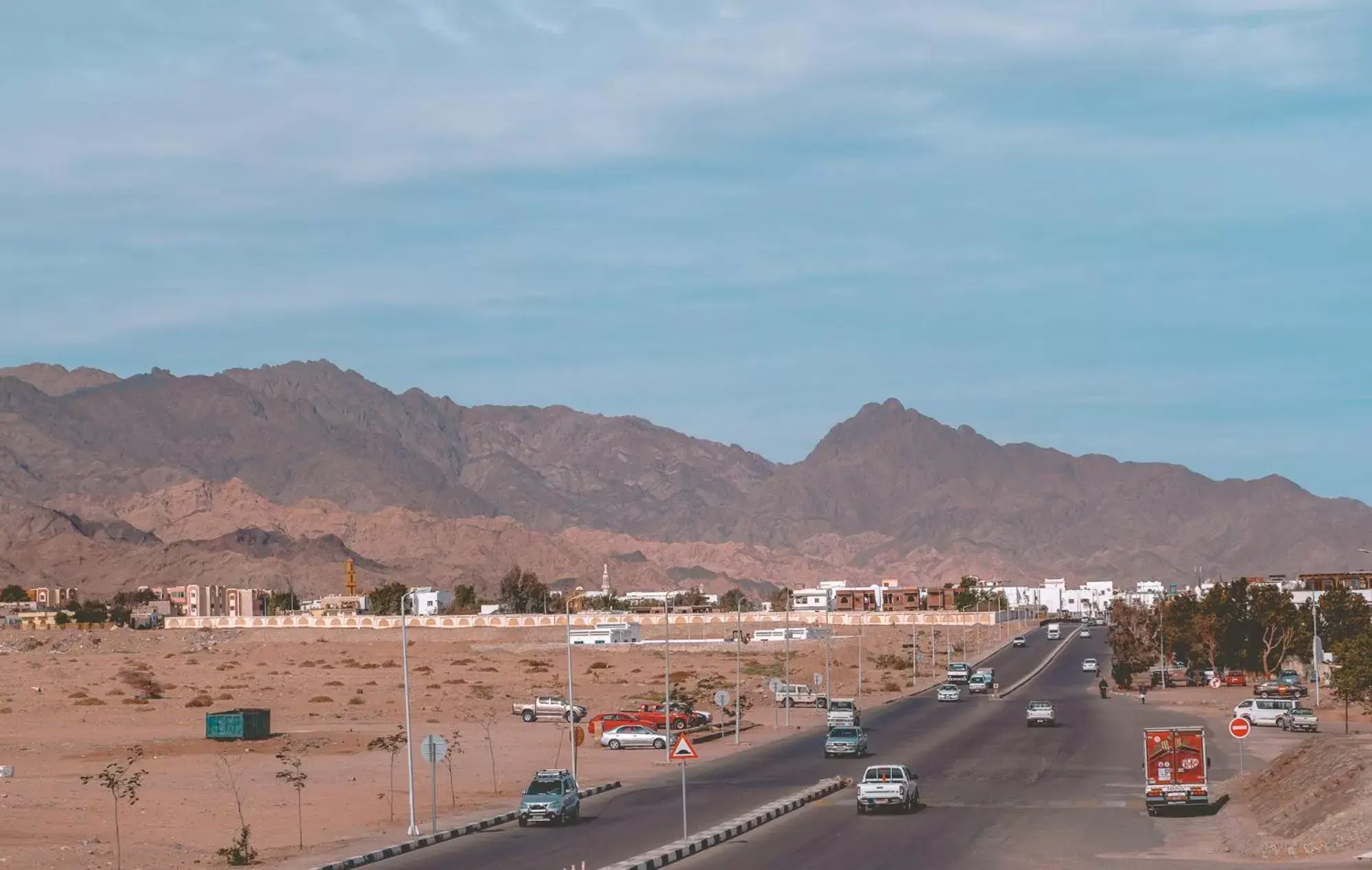 Street view in Dahab Plaza Hotel