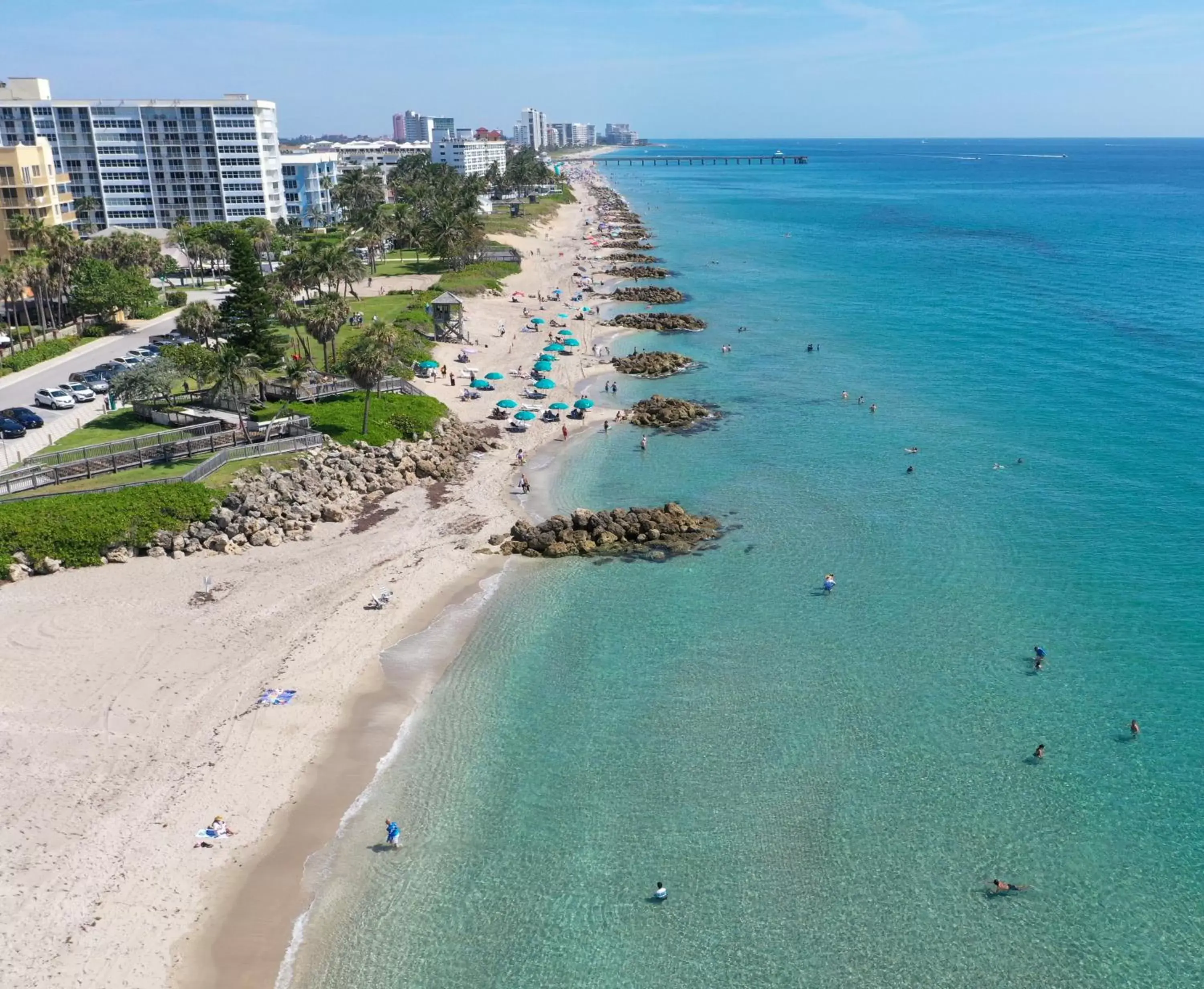 Bird's-eye View in Tropic Isle Beach Resort