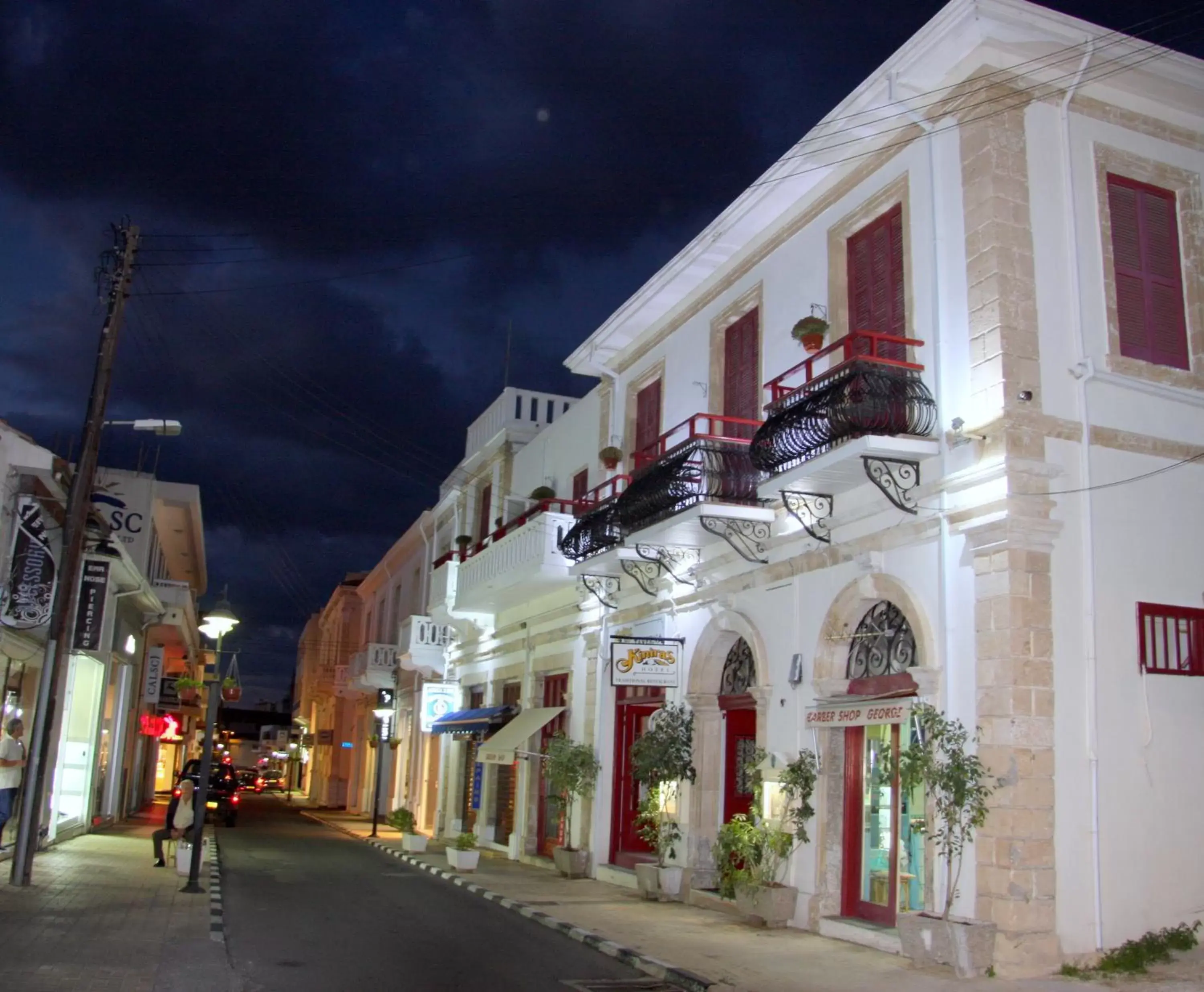 Facade/entrance, Property Building in Kiniras Traditional Hotel & Restaurant
