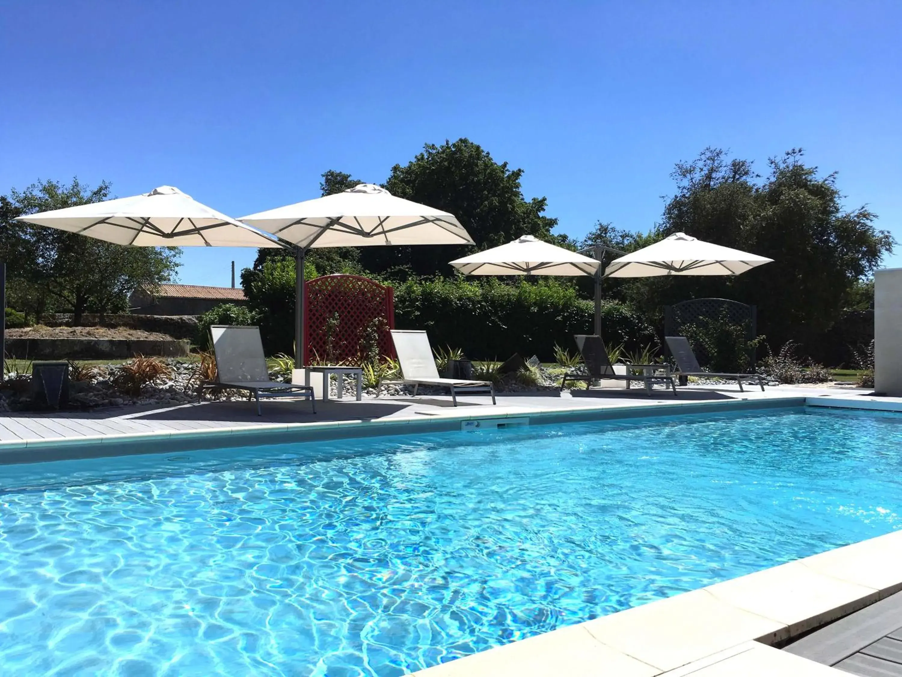 Swimming Pool in Hotel Château de la Barbinière