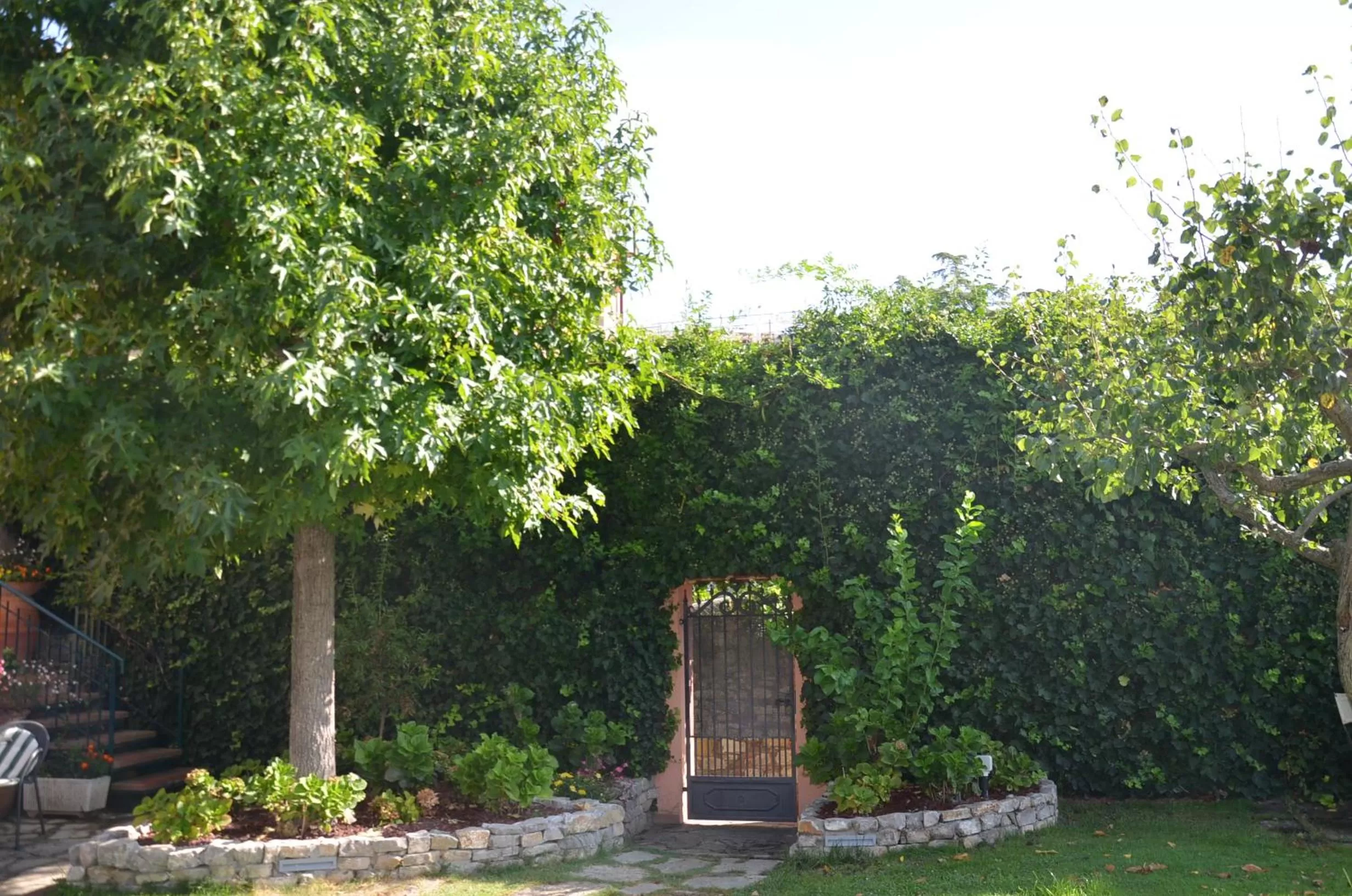 Garden view in Il Torrione