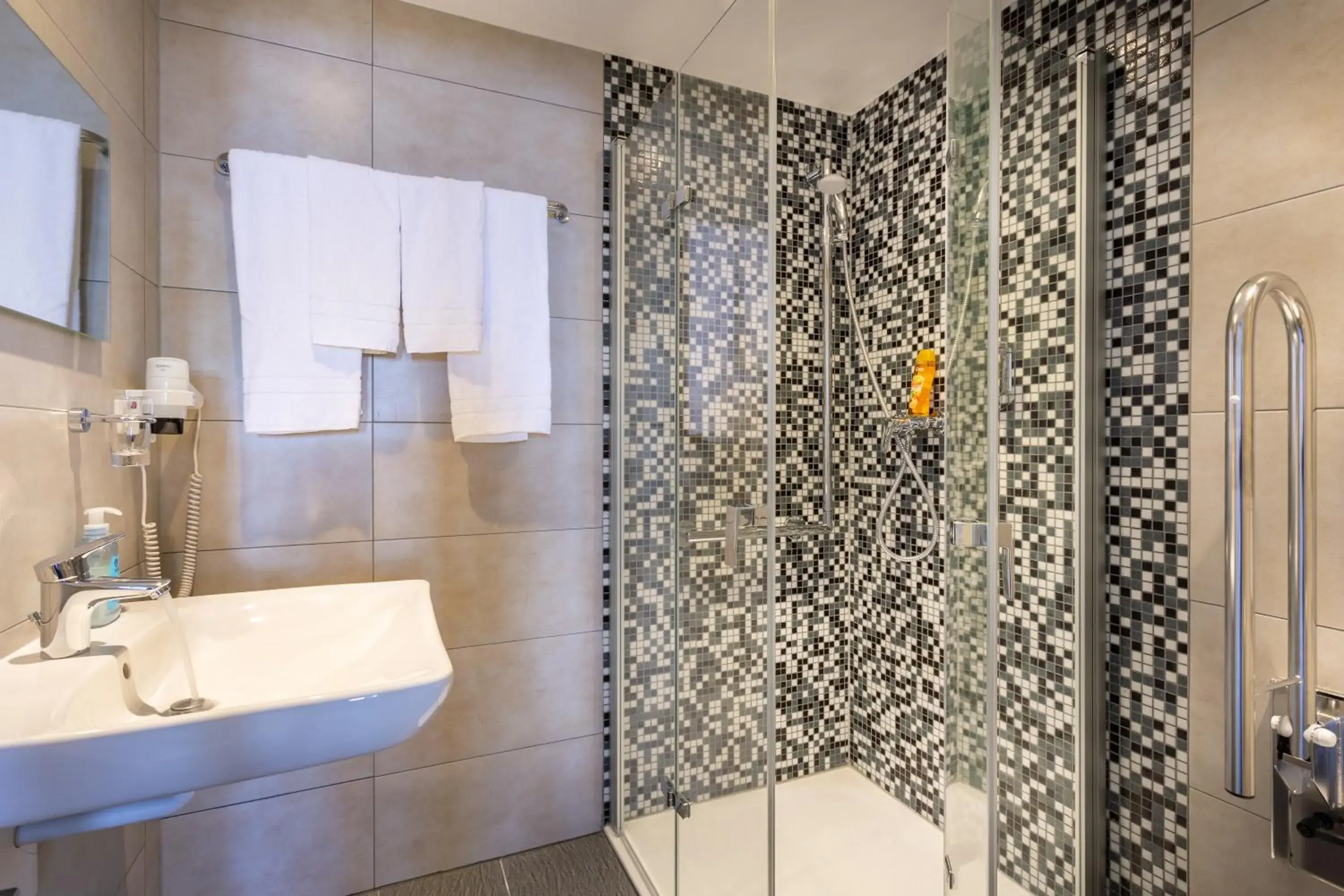Decorative detail, Bathroom in Hotel am Park