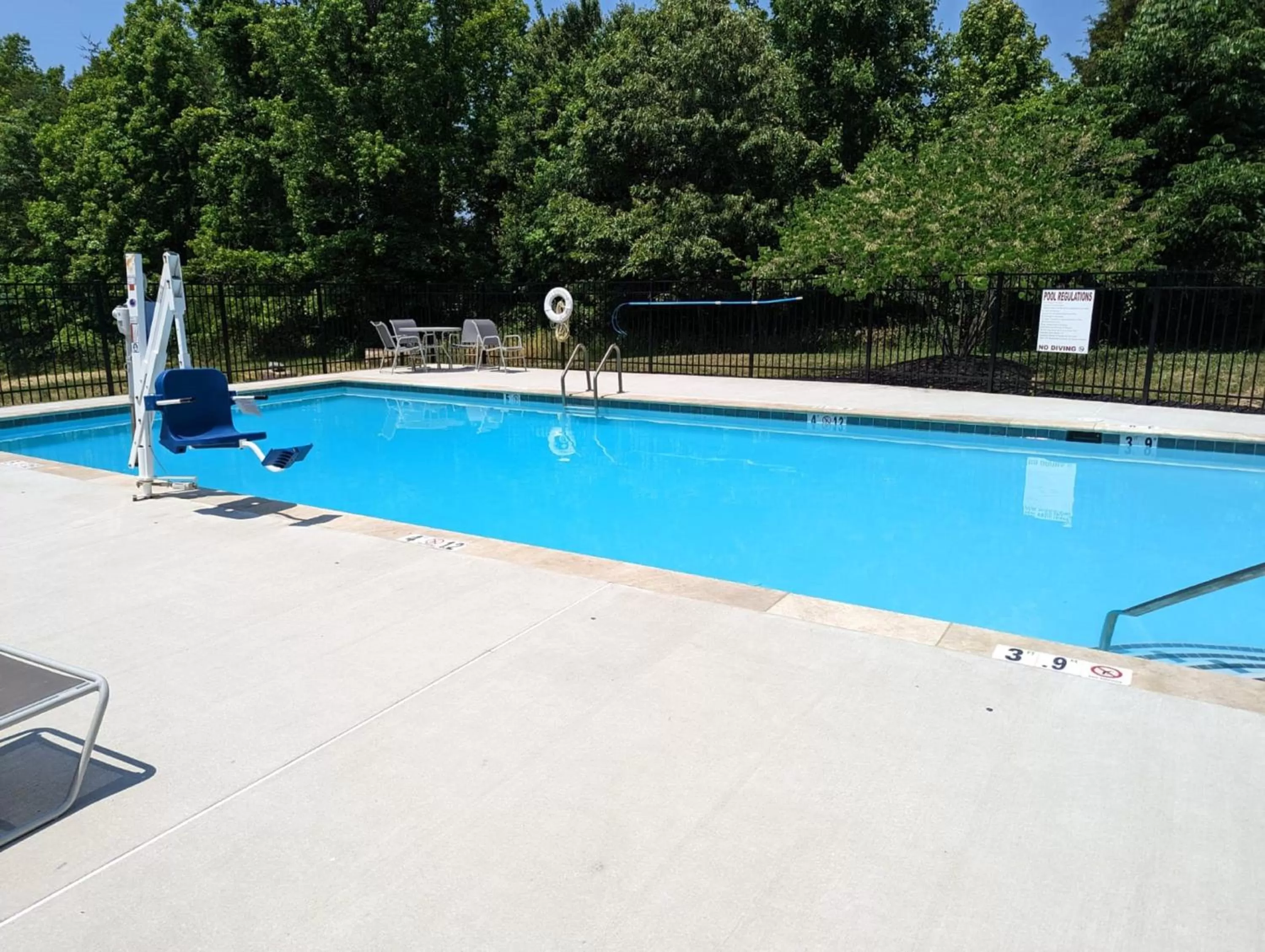 Swimming pool in Candlewood Suites Aberdeen-Bel Air by IHG