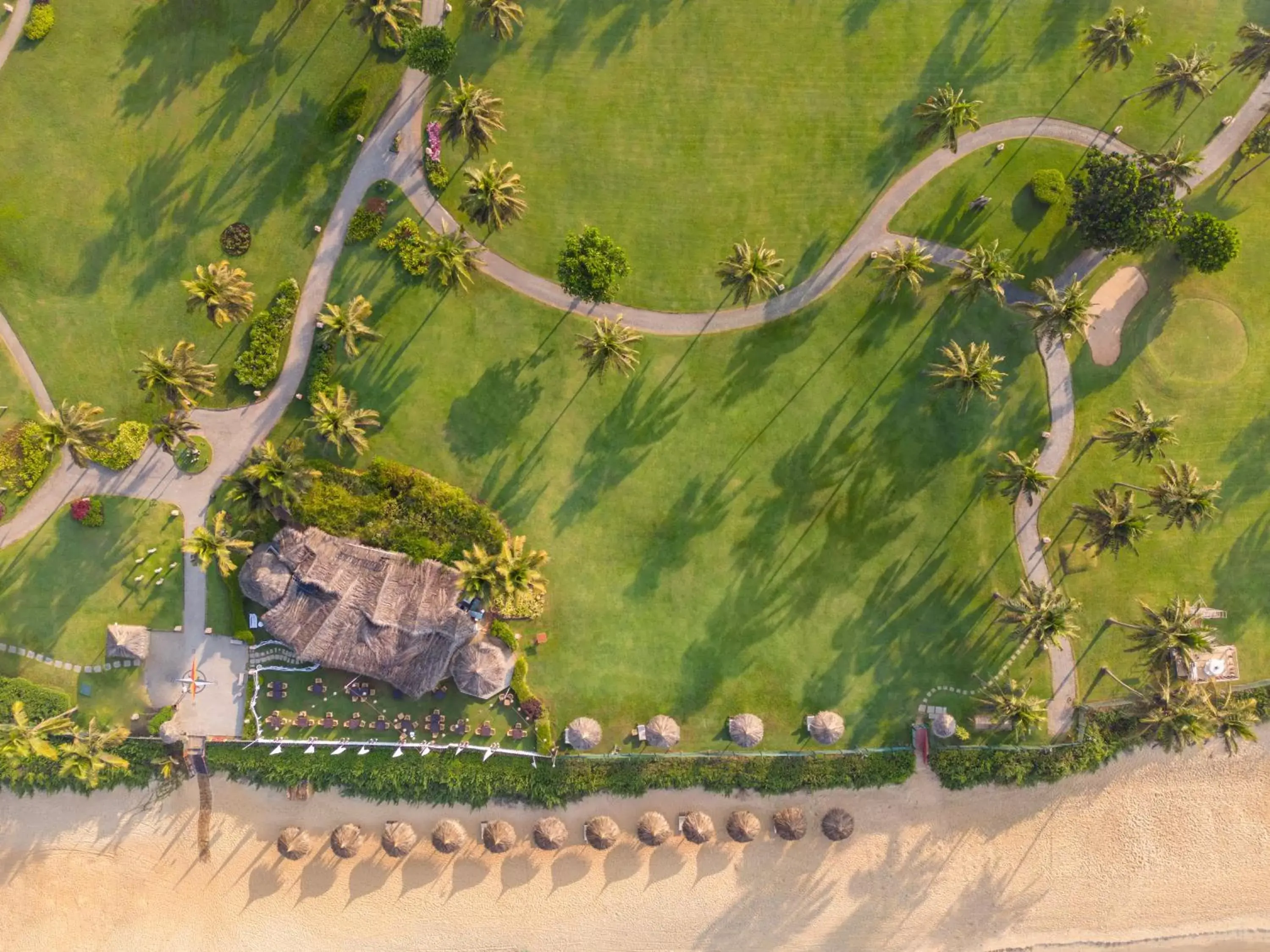 Bird's eye view, Bird's-eye View in Taj Exotica Resort & Spa, Goa