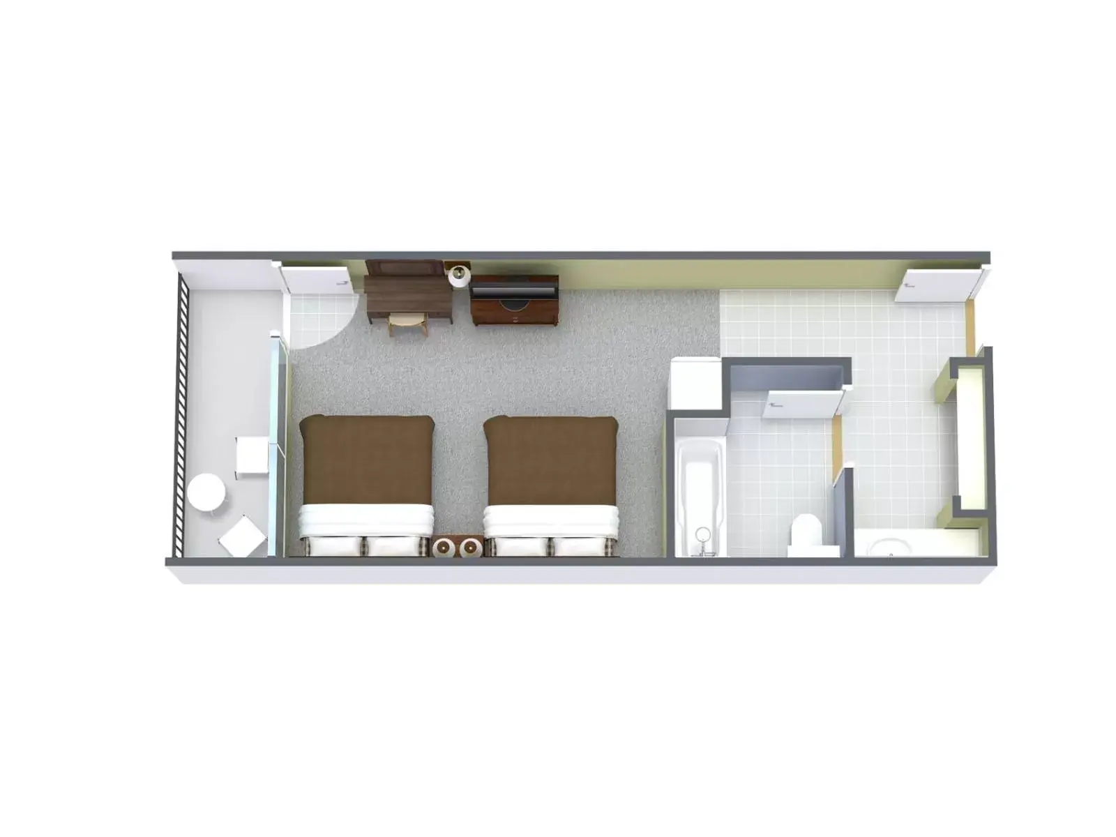 1 Bedroom Boulevard View (Handicap Accessible) with 2 Double Beds - I in Holiday Sands North "On the Boardwalk" 1 Bedroom Boulevard View (Handicap Accessible) with 2 Double Beds - I in Holiday Sands North "On the Boardwalk"