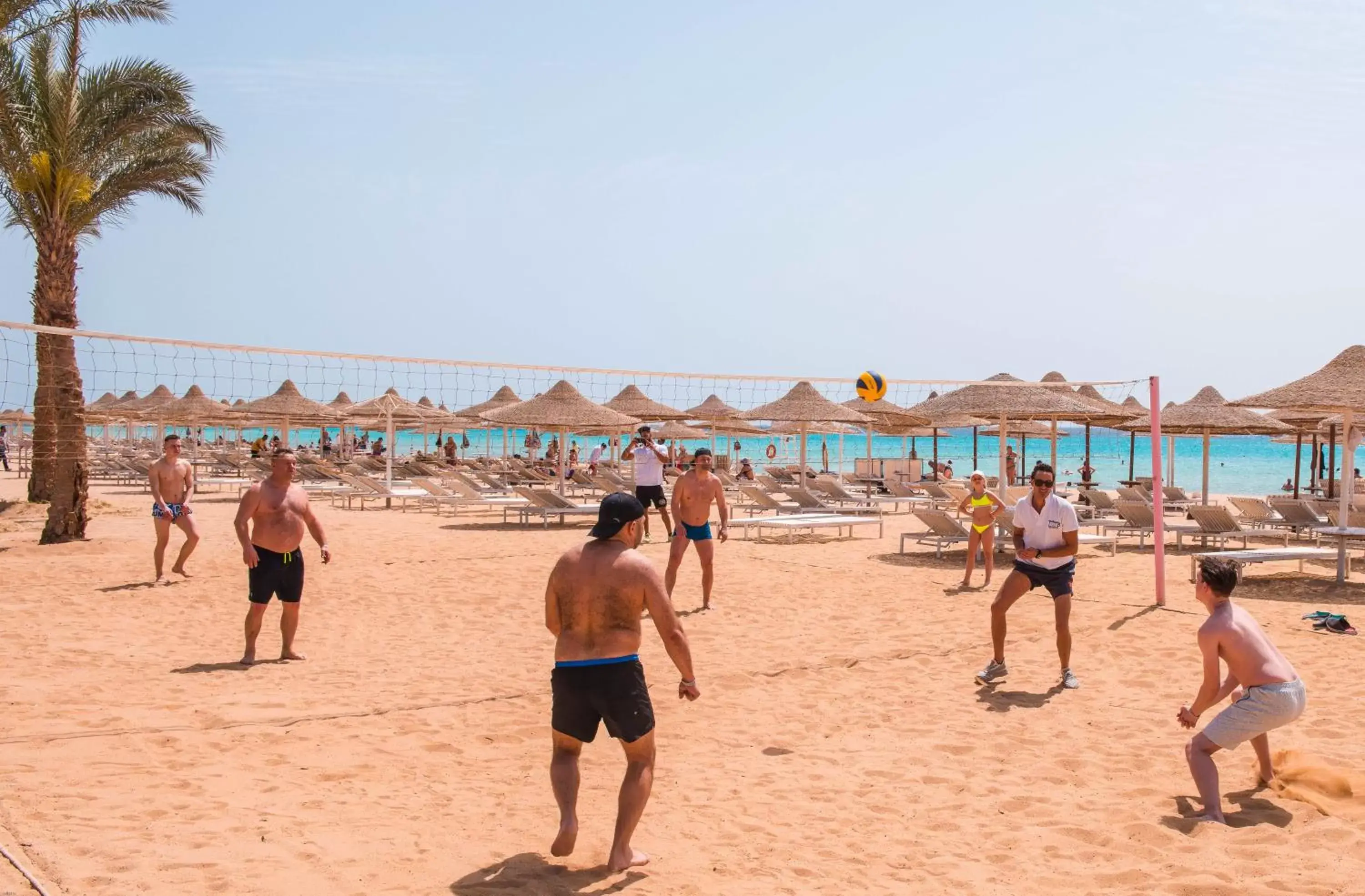 People, Beach in Pyramisa Beach Resort Sahl Hasheesh