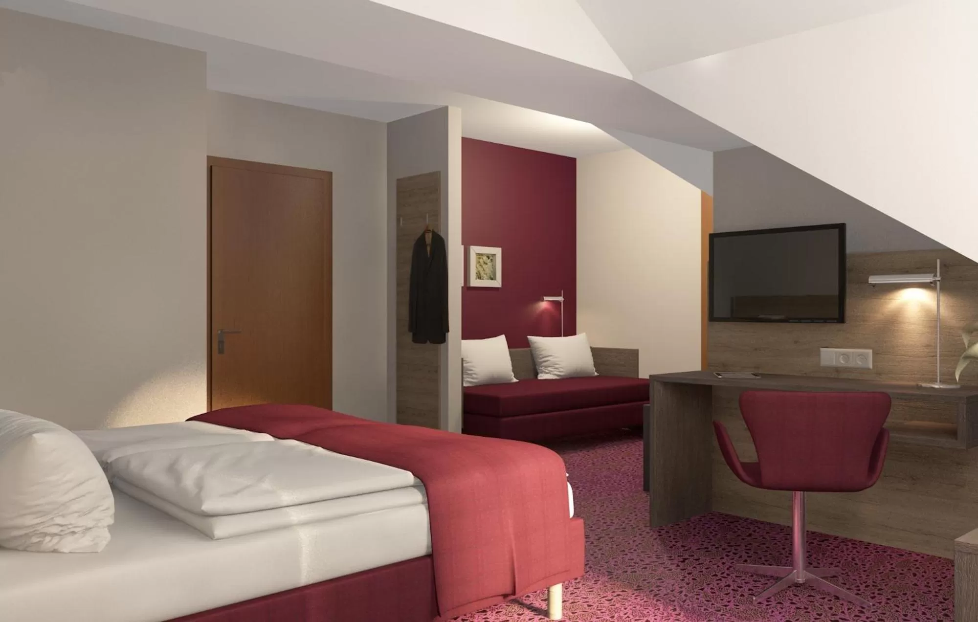 Photo of the whole room, Bed in Hotel-Restaurant Mayerhofer