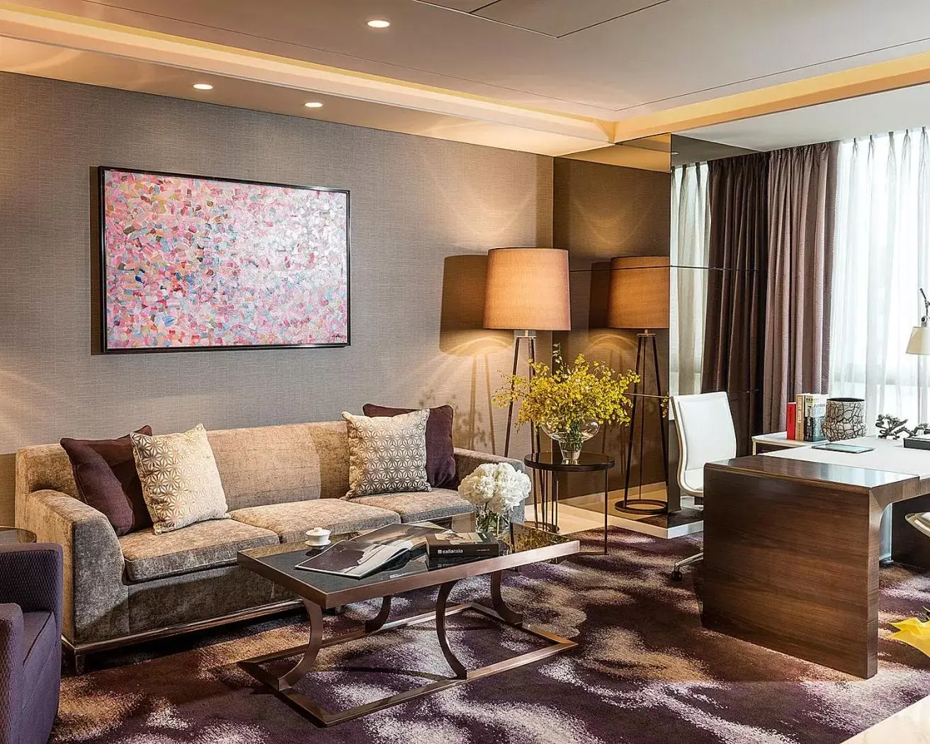 Living room, Seating Area in Four Seasons Hotel Shenzhen