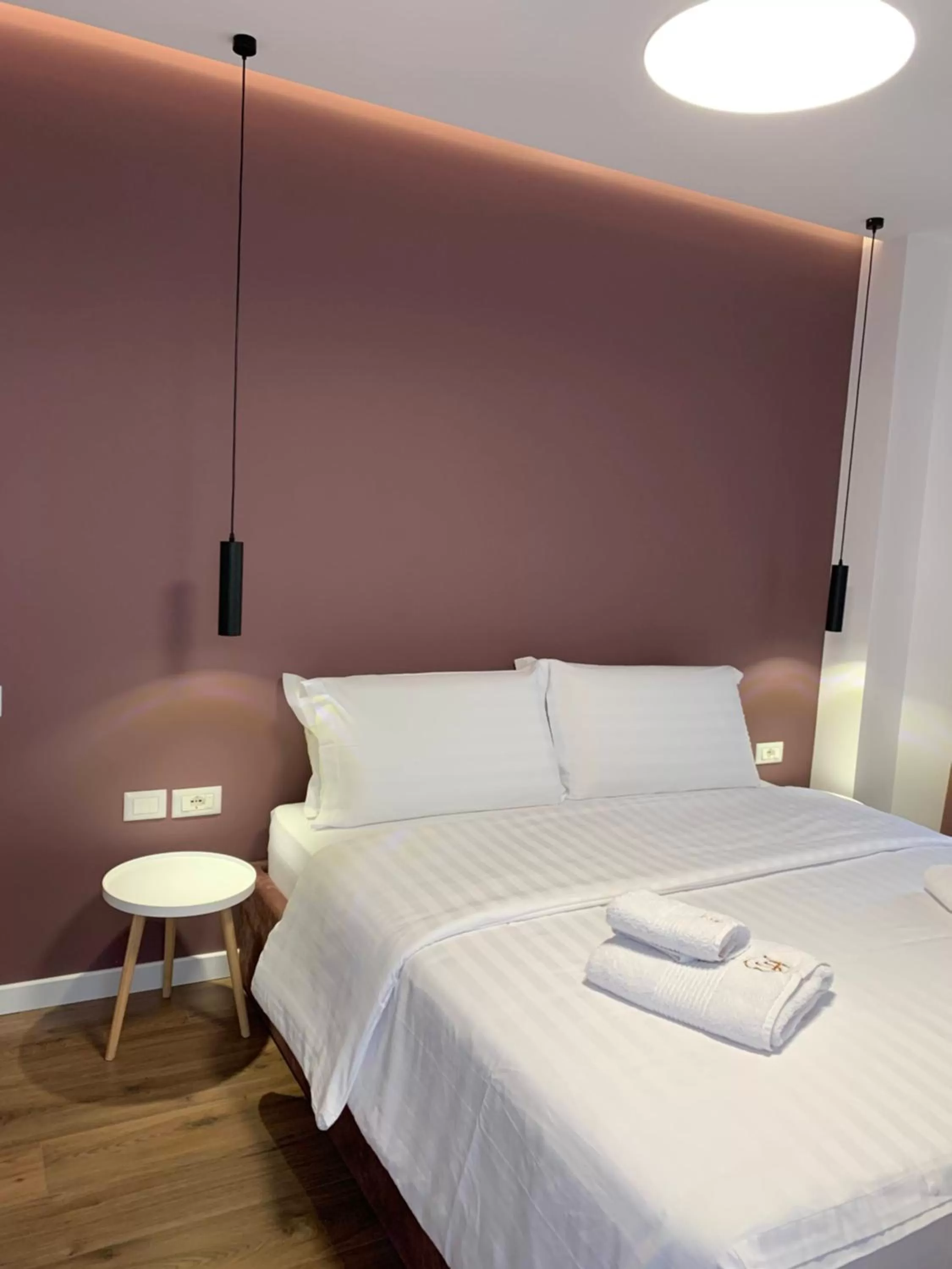 Bed in Grand Hotel Pogradec