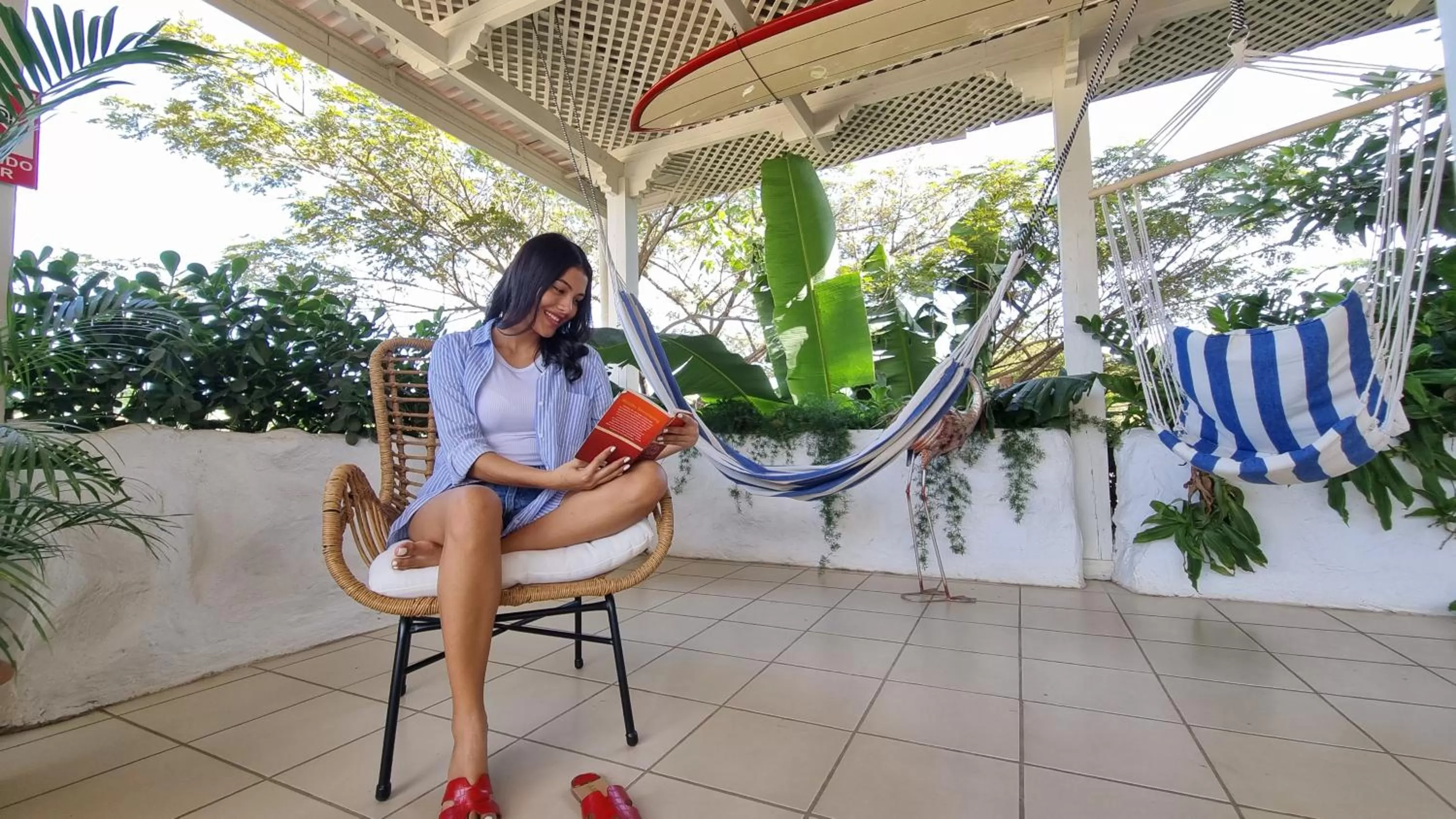 Patio in Zulu Surf Hotel Tamarindo