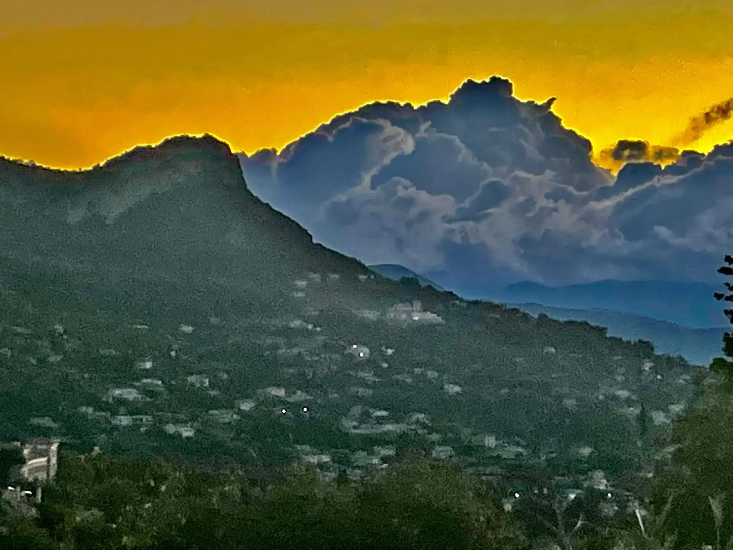 Sunset, Mountain View in Les 4 éléments