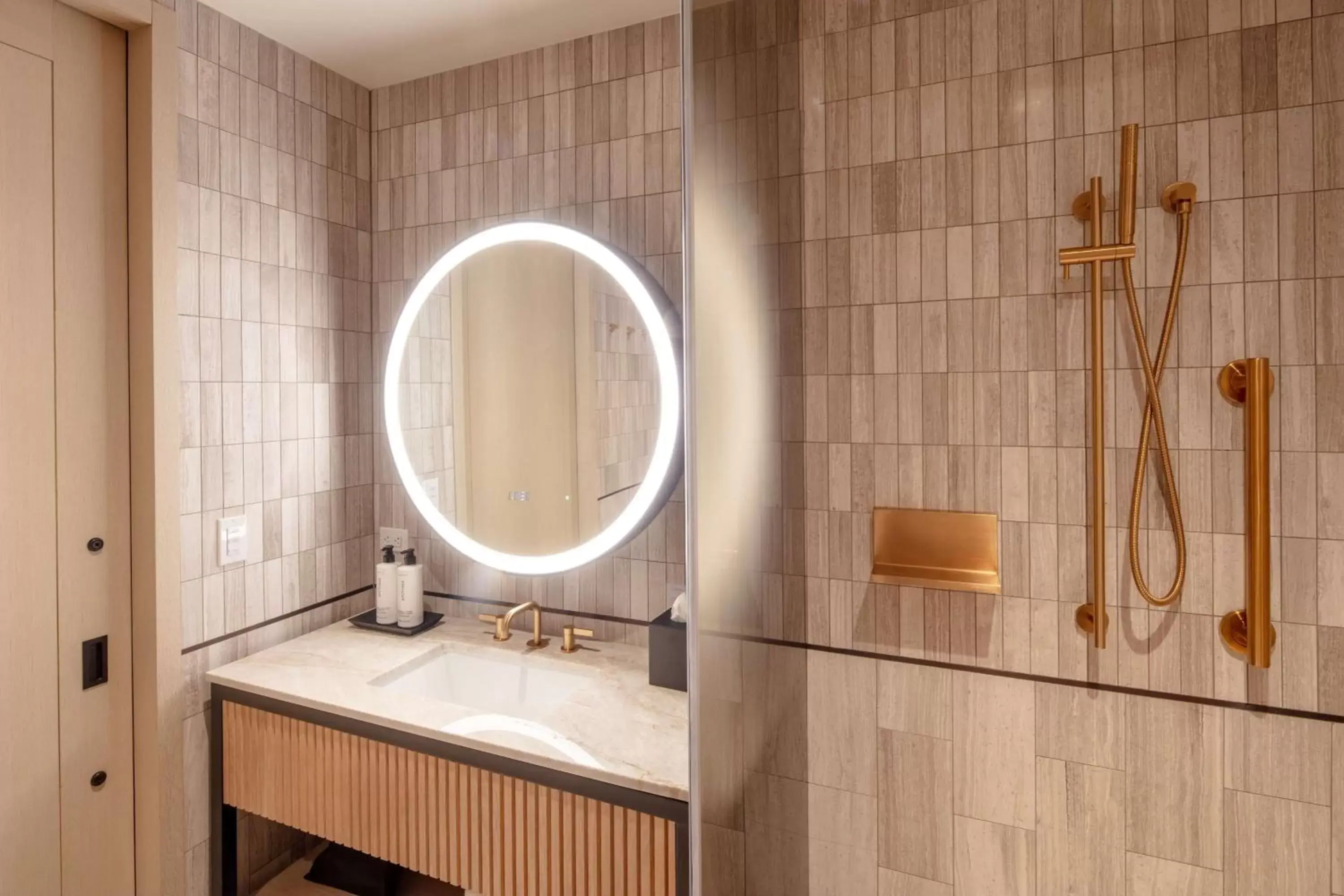 Bathroom in Tempo By Hilton New York Times Square