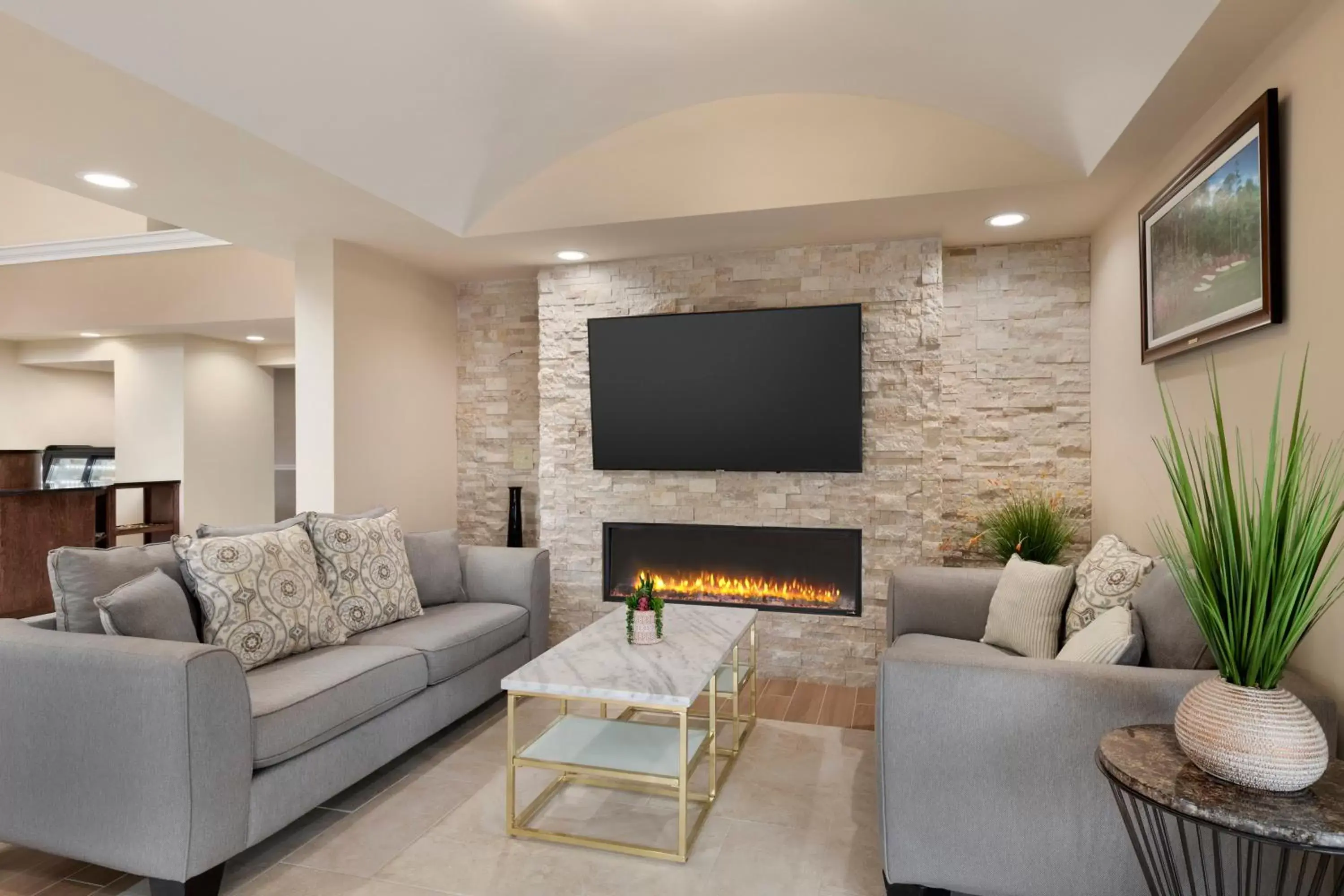 Communal lounge/ TV room, Seating Area in Baymont by Wyndham Augusta West