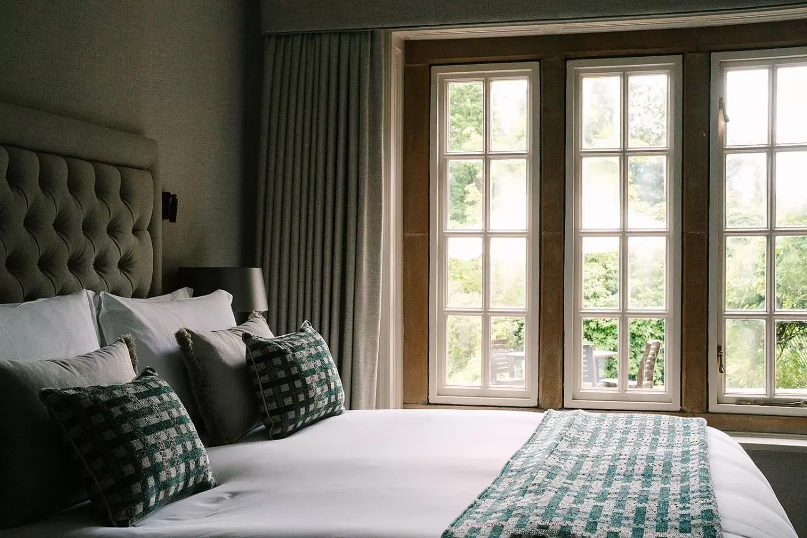 Bed in Pennyhill Park Hotel and Spa